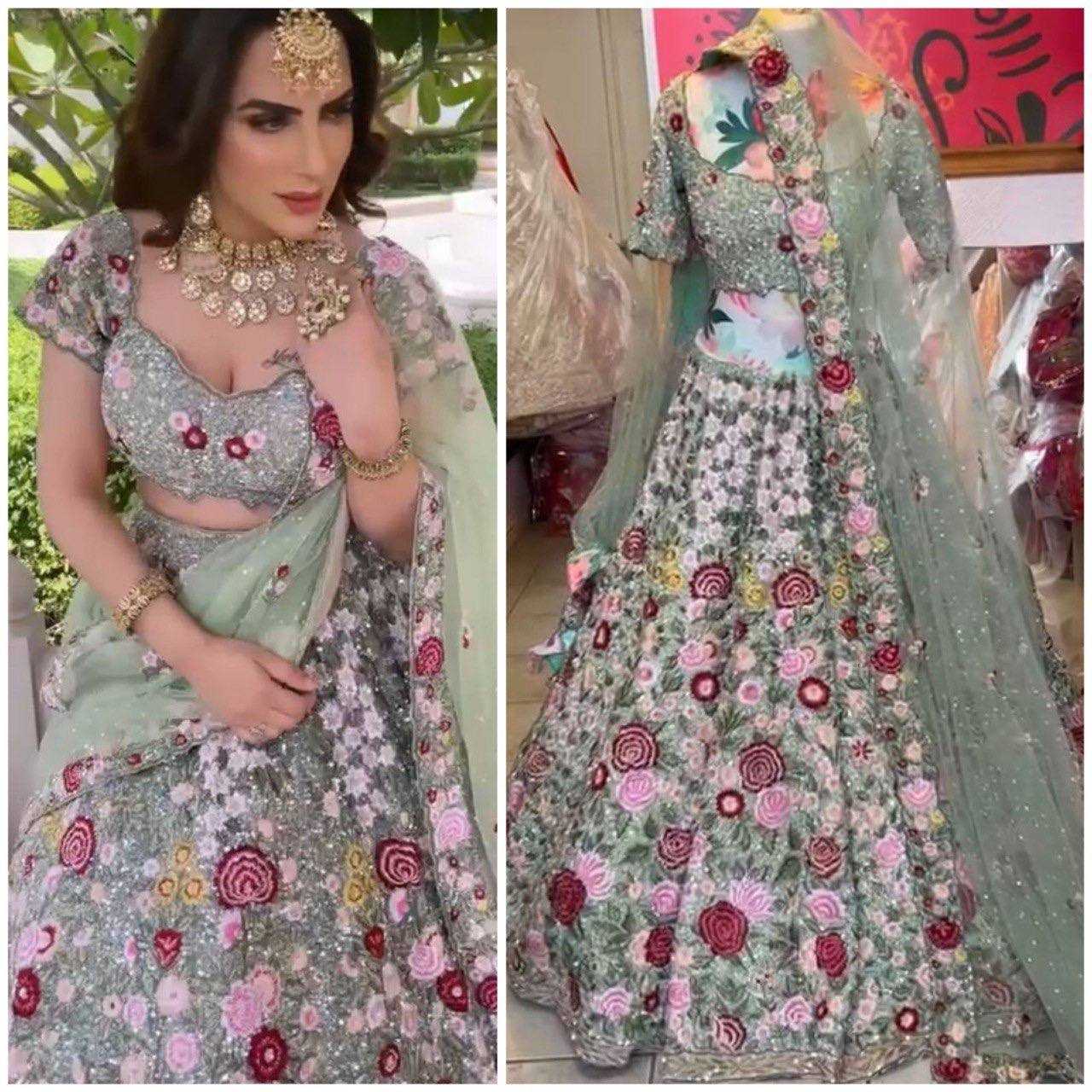 YNF SATIN SILK RIN108 1437 LEHENGAS WHOLESALE  WEDDING BRIDAL DESIGNER LEHENGAS MANUFACTURER