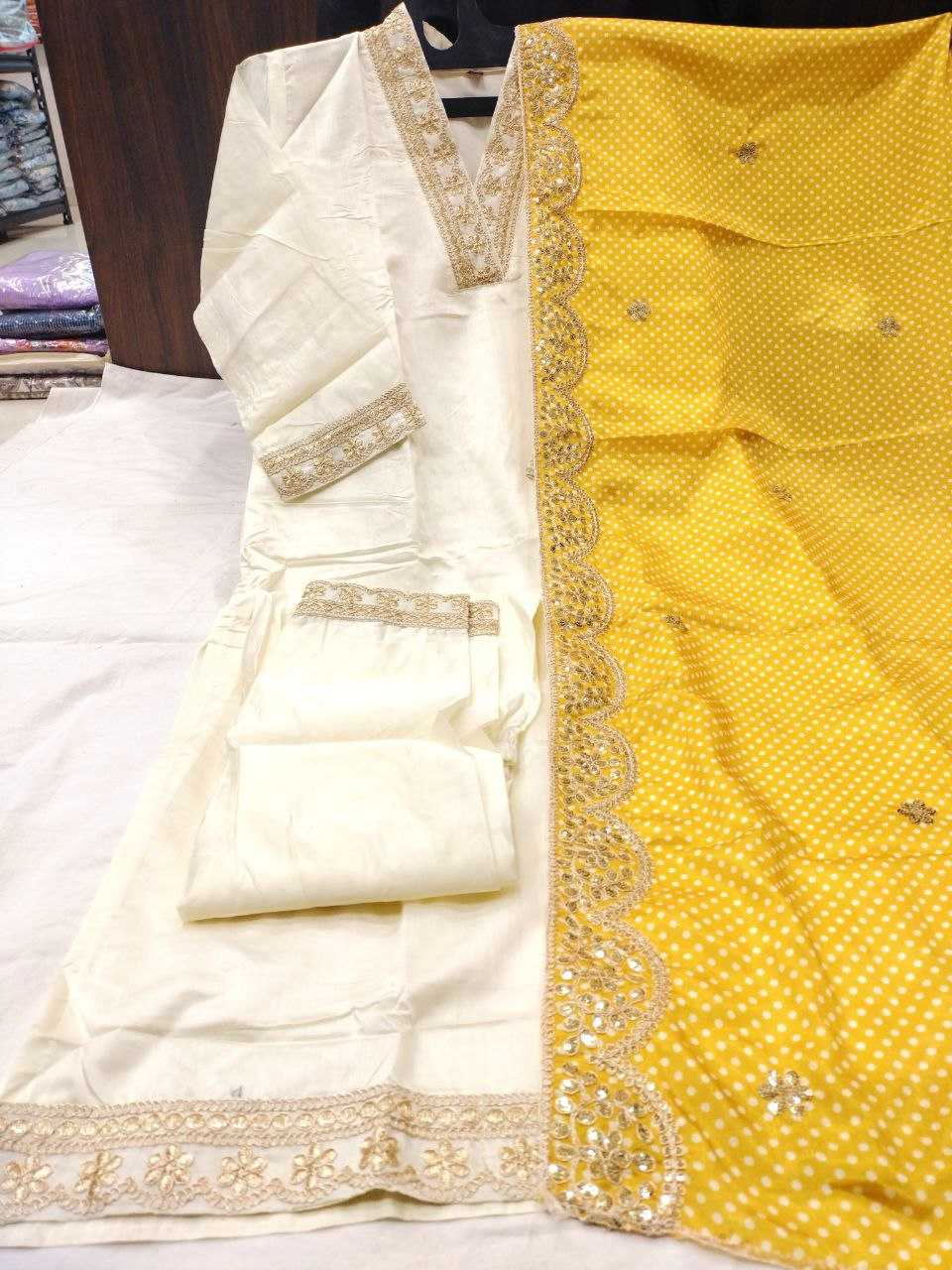 Ynf Silk Cotton KESH354 GRM29 Suits & Dresses Wholesale Embroidery Suits Ladies Silk Suit Designer Suits Manufacturer