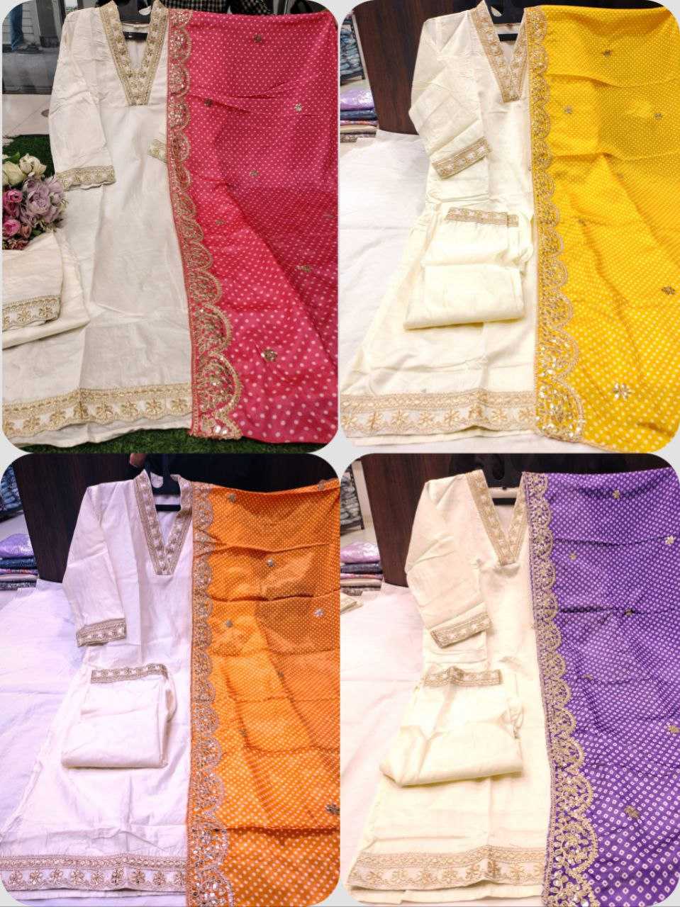 Ynf Silk Cotton KESH354 GRM29 Suits & Dresses Wholesale Embroidery Suits Ladies Silk Suit Designer Suits Manufacturer