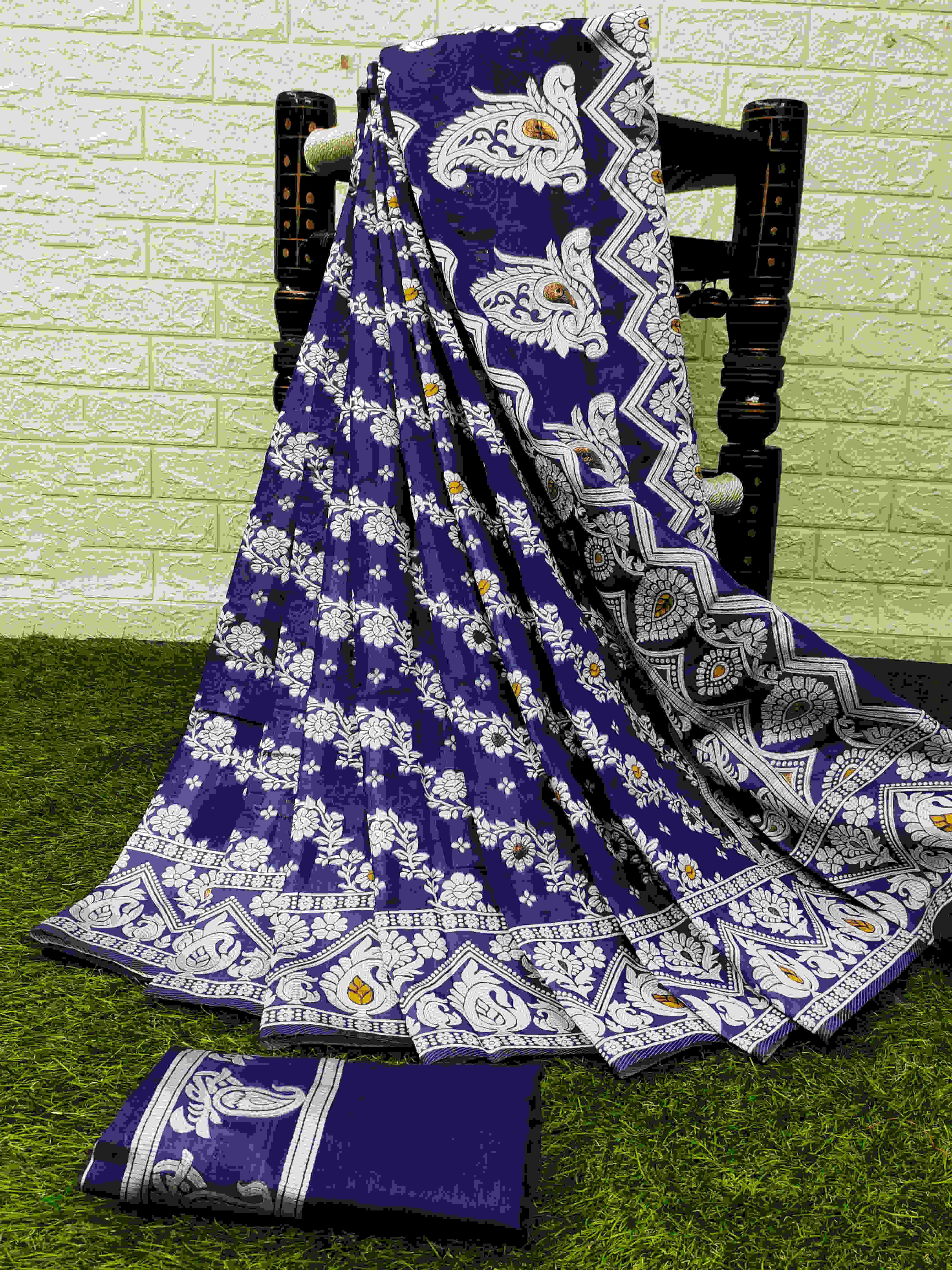 Ynf Silk Cotton RIN113 4149 Silk Sarees Wholesale Printed Silk Saree Cotton Silk Sarees Fancy Silk Sarees Manufacturer