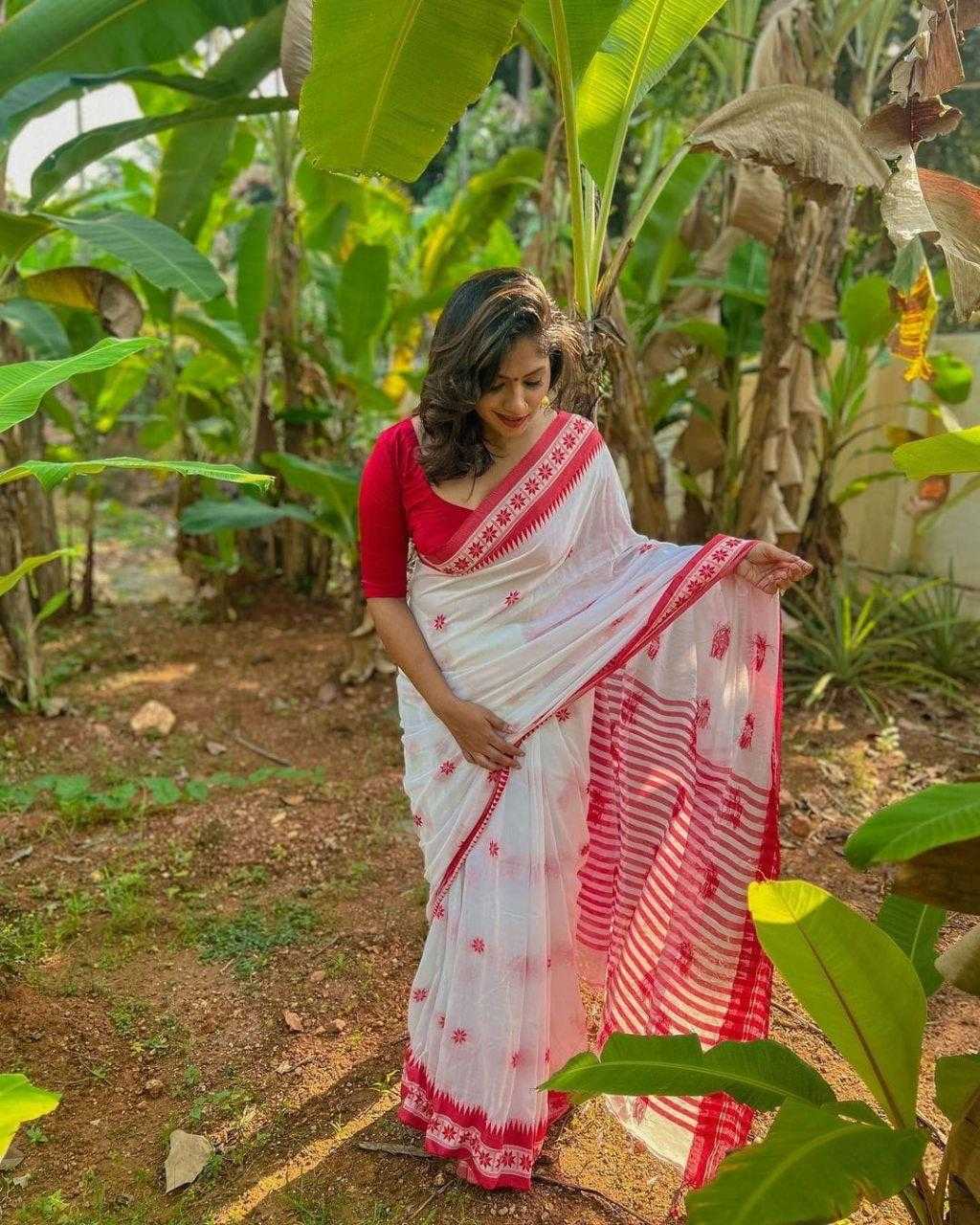 Ynf Silk Cotton RIN113 4239 Silk Sarees Wholesale Jamdani Sarees Printed Silk Saree Cotton Silk Sarees Manufacturer