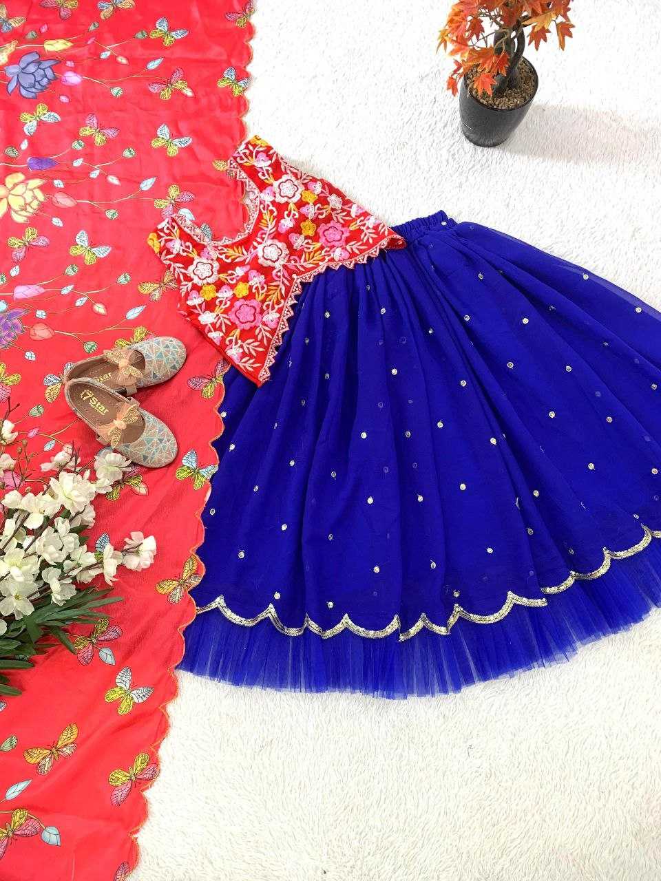 YNF SILK KESH168 MNT51KIDS LEHENGA WHOLESALE DESIGNER BABY GIRL LEHENGA CHOLIS MANUFACTURER