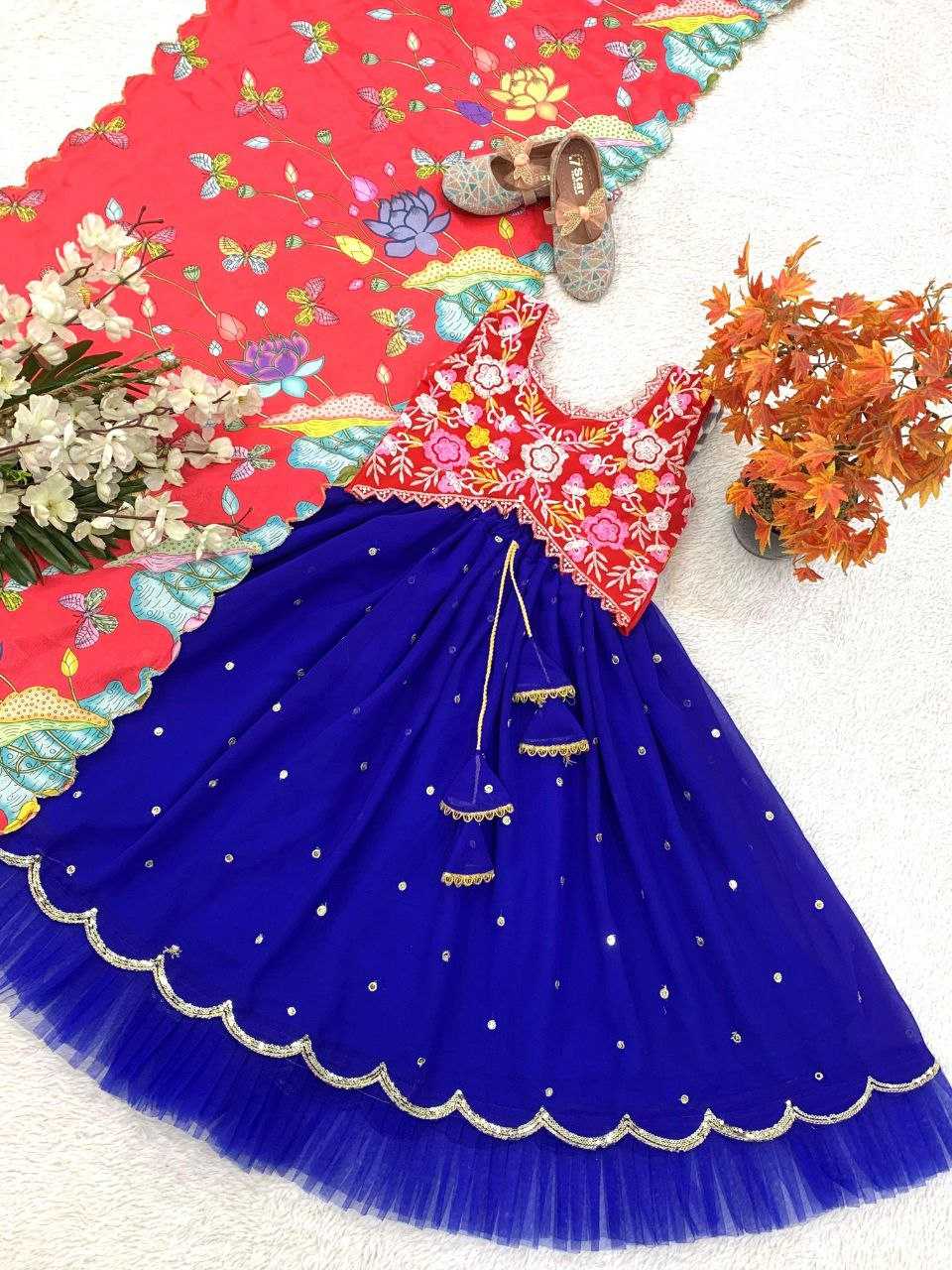 YNF SILK KESH168 MNT51KIDS LEHENGA WHOLESALE DESIGNER BABY GIRL LEHENGA CHOLIS MANUFACTURER