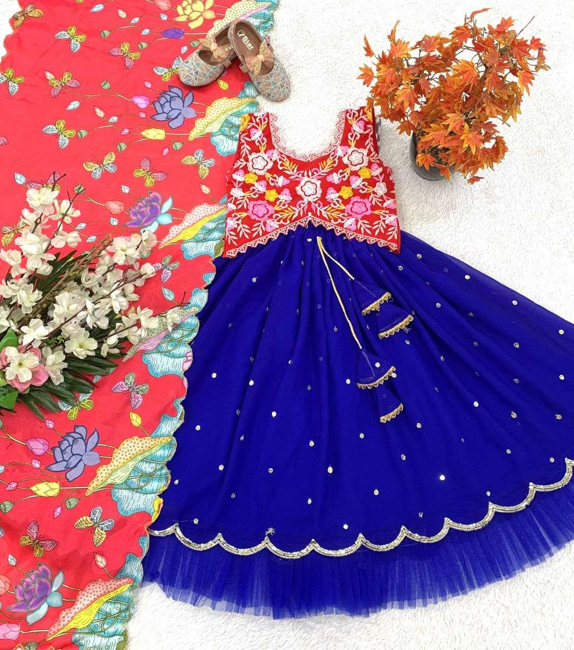 YNF SILK KESH168 MNT51KIDS LEHENGA WHOLESALE DESIGNER BABY GIRL LEHENGA CHOLIS MANUFACTURER