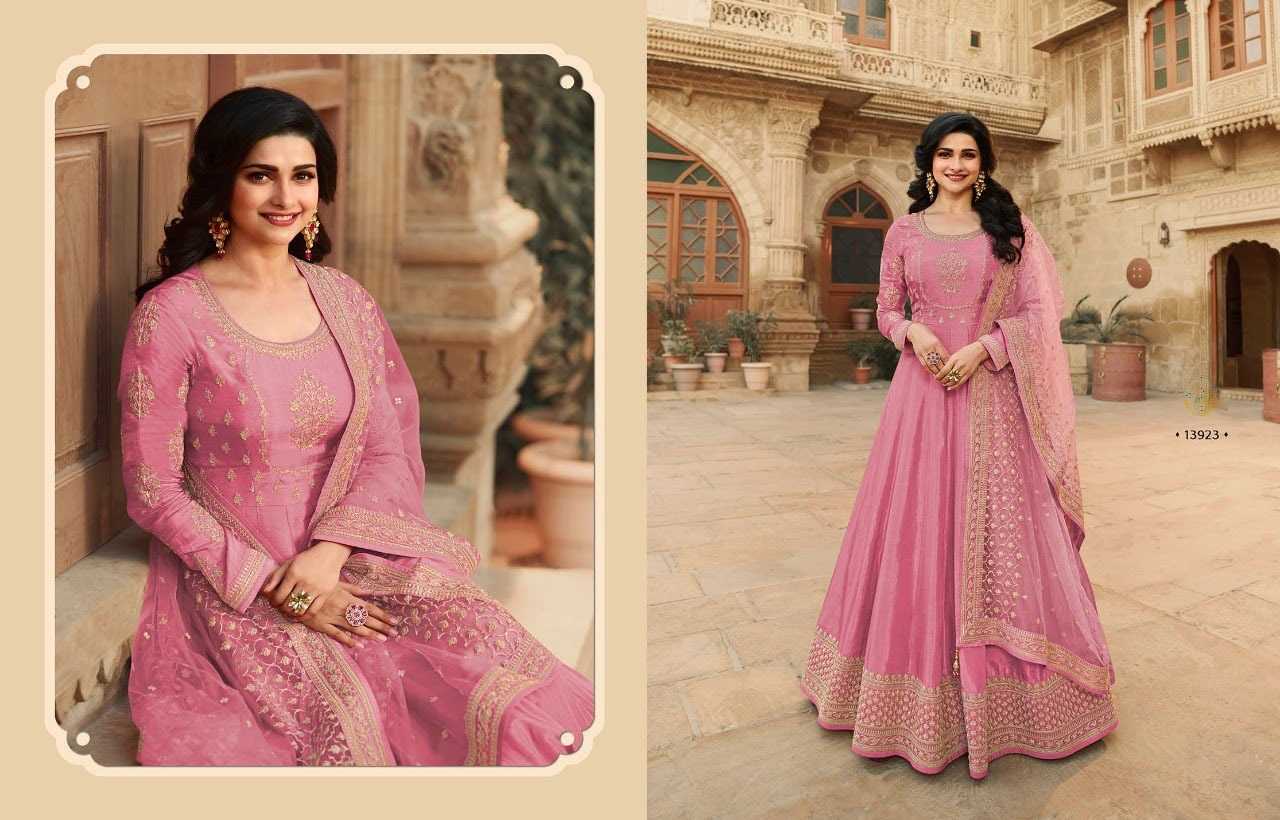 Ynf Silk KESH379 Kaseesh Parimahal Suits & Dresses Wholesale Embroidery Suits Ladies Silk Suit Semi Stitched Suits Manufacturer