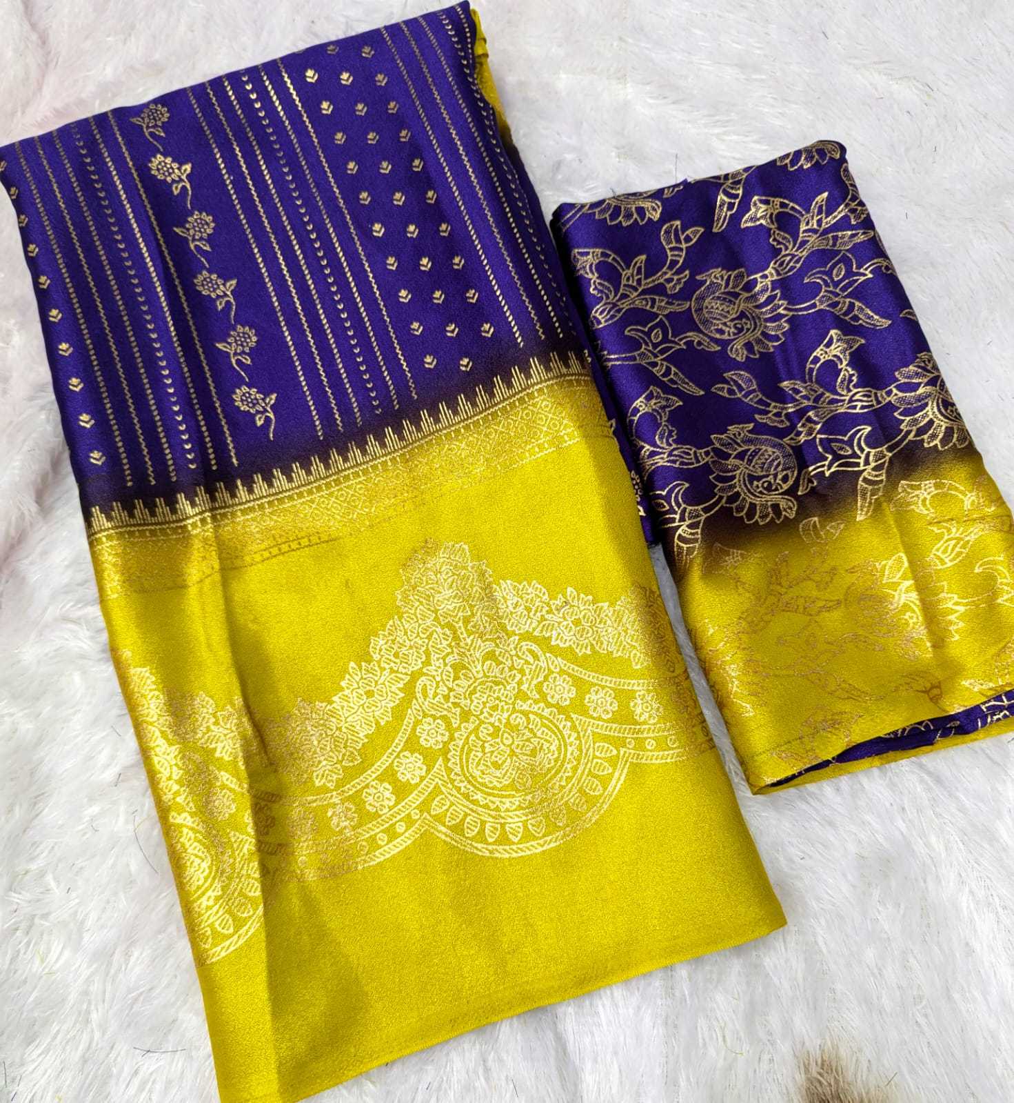 Ynf Silk KESH381 VDP07 Silk Sarees Wholesale Printed Silk Saree Party Wear Silk Sarees Fancy Silk Sarees Manufacturer