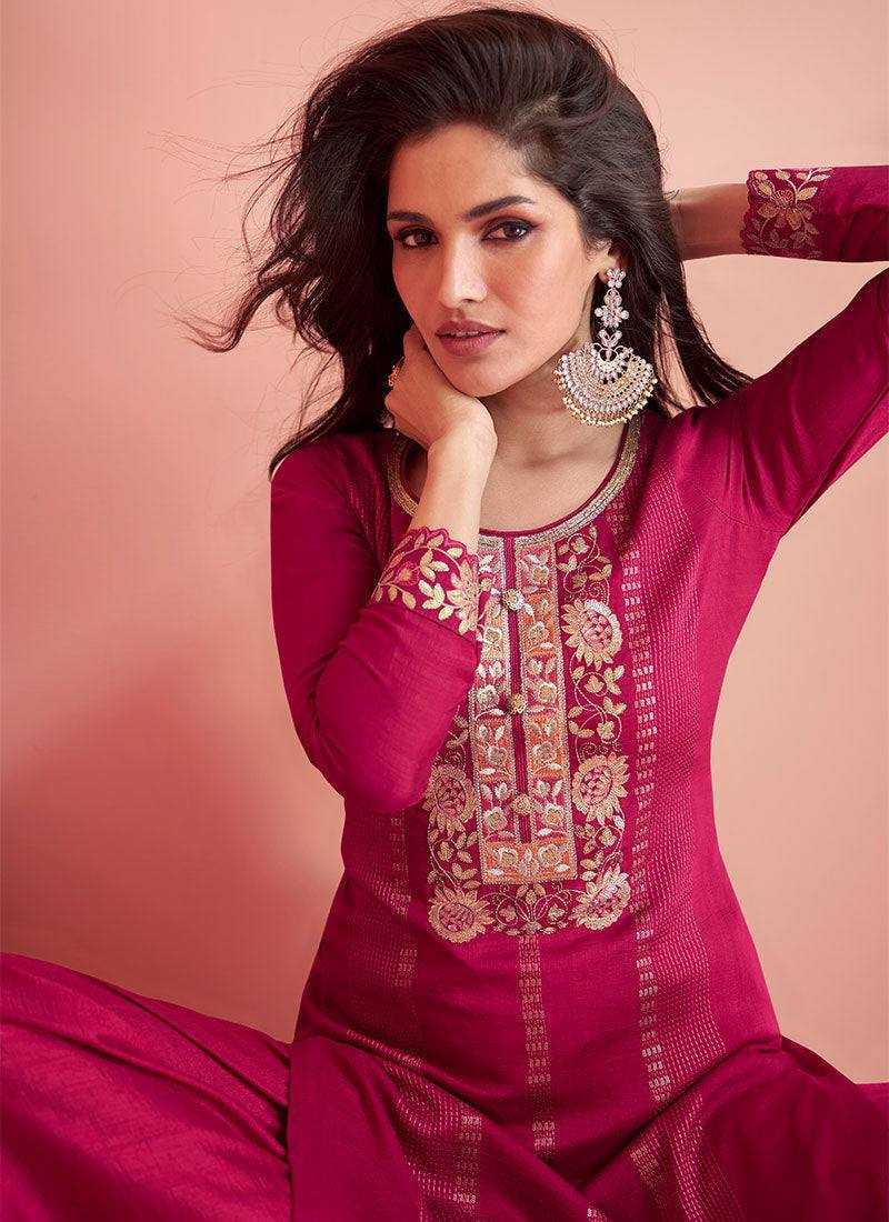 YNF SILK KESH398 1168 SUIT WHOLESALE WEDDING EMBROIDERY LADIES SUITS MANUFACTURER 