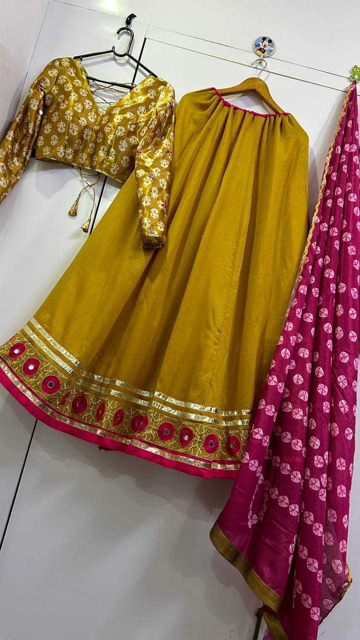 YNF SILK LEHENGA KESH270 259 LEHENGAS WHOLESALE THREAD MIRROR WORK SILK LEHENGAS MANUFACTURER