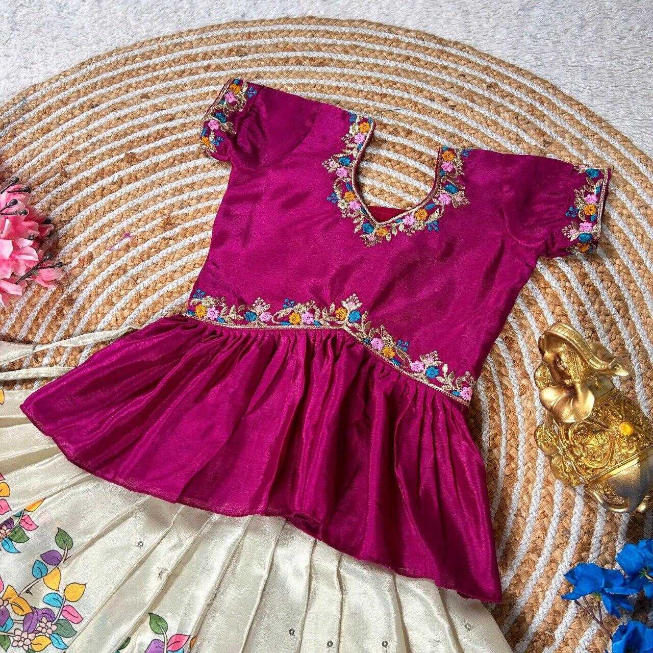 Ynf soft chinon KESH109 RRKT83 Kids Wear Wholesale Kids Lehenga Kids Traditional Outfits Baby Girl Lehenga Manufacturer