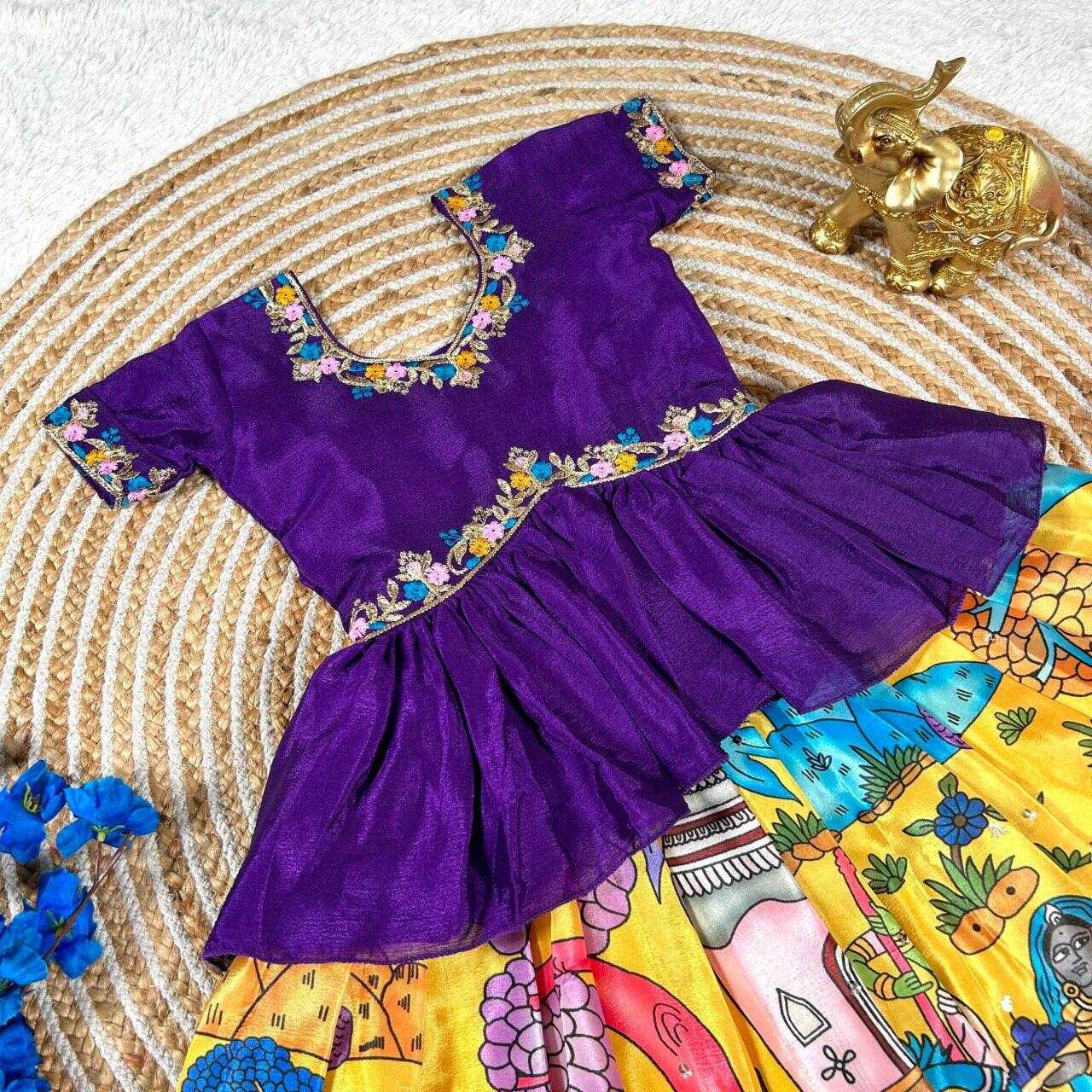 Ynf soft chinon KESH109 RRKT91 Kids Wear Wholesale Kids Gown Kids Lehenga Choli Kids Ethnic Gowns Manufacturer