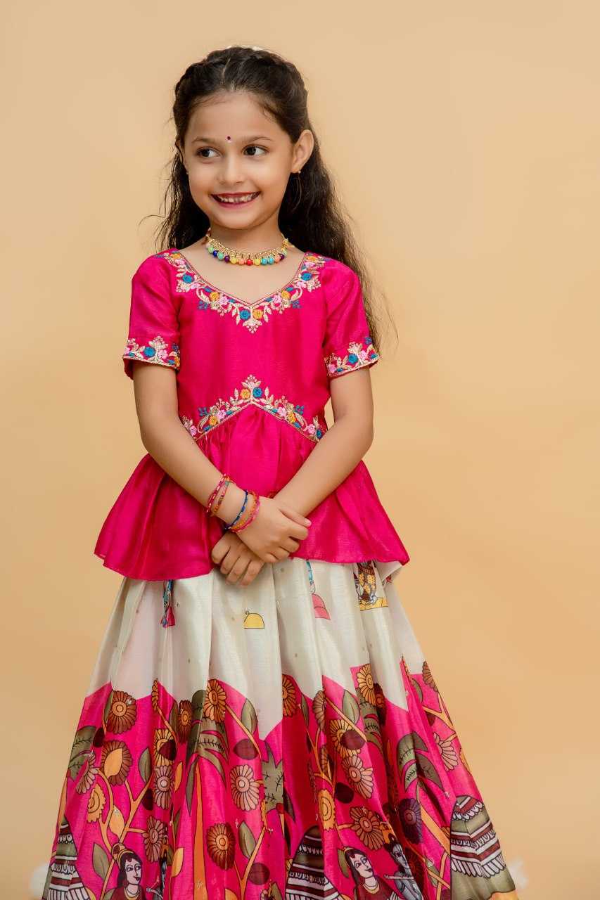 Ynf soft chinon KESH109 RRKT93 Kids Wear Wholesale Kids Lehenga Kids Traditional Outfits Baby Girl Lehenga Manufacturer