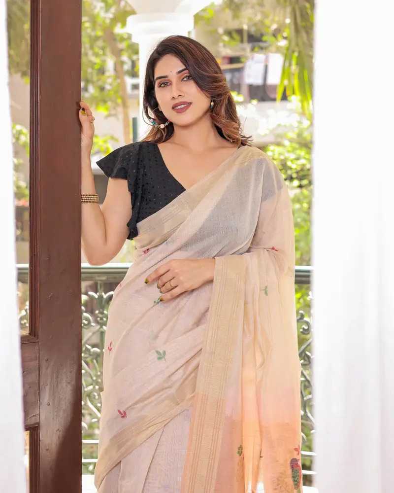 Ynf Soft Cotton KESH166 MUGA COTTON 402 Sarees Wholesale Zari Border Sarees Traditional Sarees Cotton Sarees Manufacturer