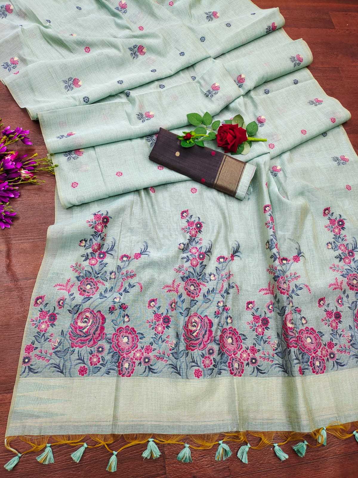 Ynf Soft Cotton KESH364 JHP18 Sarees Wholesale Floral Sarees Cotton Sarees Sarees With Blouse Manufacturer