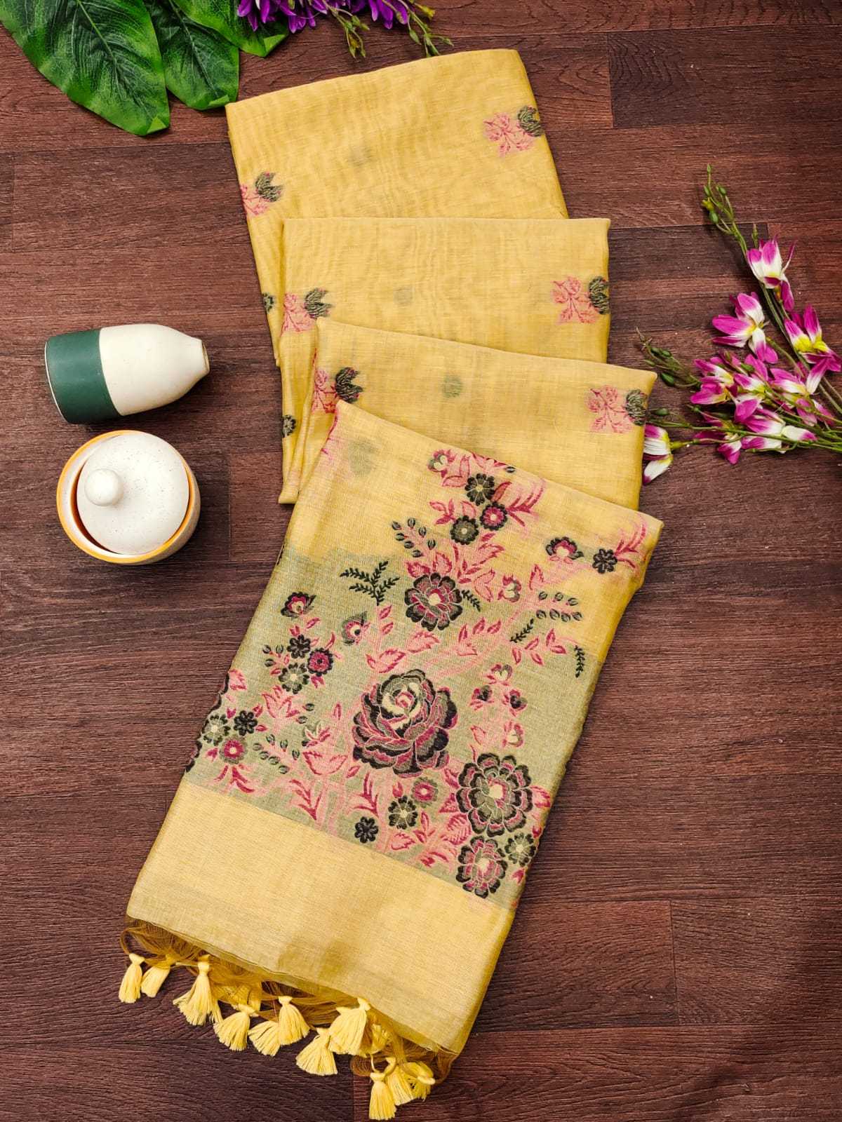 Ynf Soft Cotton KESH364 JHP18 Sarees Wholesale Floral Sarees Cotton Sarees Sarees With Blouse Manufacturer