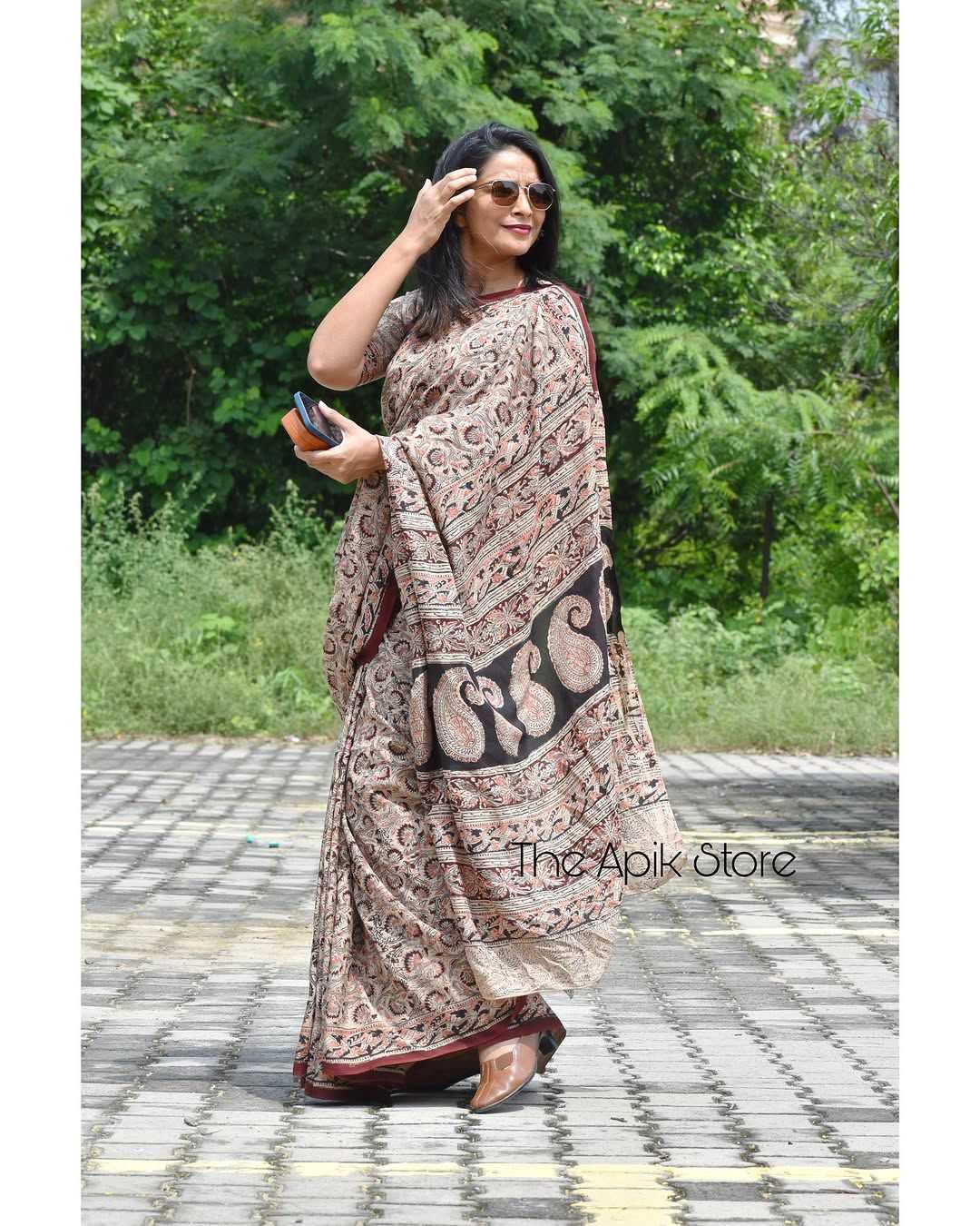 YNF SOFT COTTON KESH388 201 Kalamkari SAREE WHOLESALE KALAMKARI COTTON LADIES SAREE MANUFACTURER