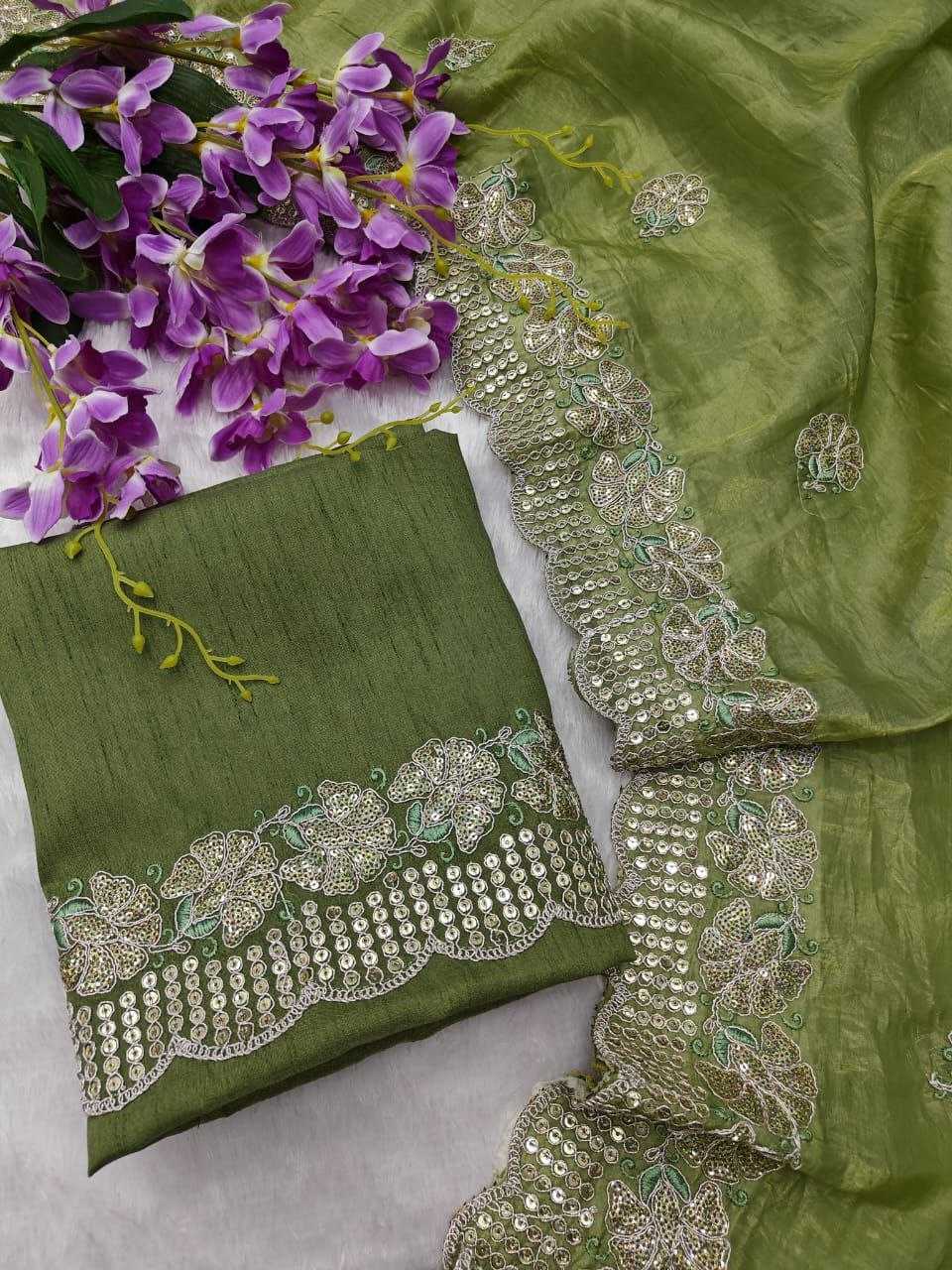 Ynf Soft Gold Crush KESH189 Shiny Sarees Wholesale Designer Sarees Sequins Work Saree Sarees With Blouse Manufacturer