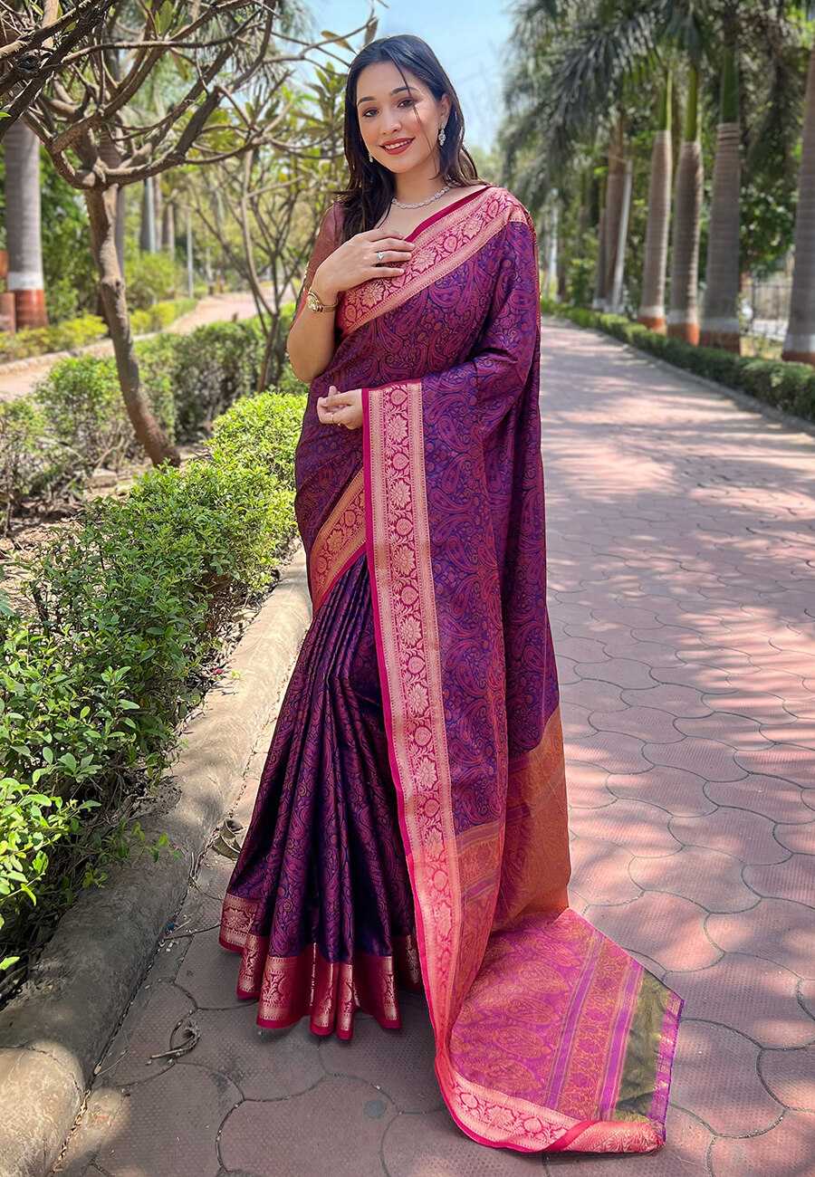 Ynf Soft Kashmiri Silk RIN116 KASHMIRI 2 Sarees Wholesale Fancy Sarees Printed Sarees Kashmiri Sarees Manufacturer