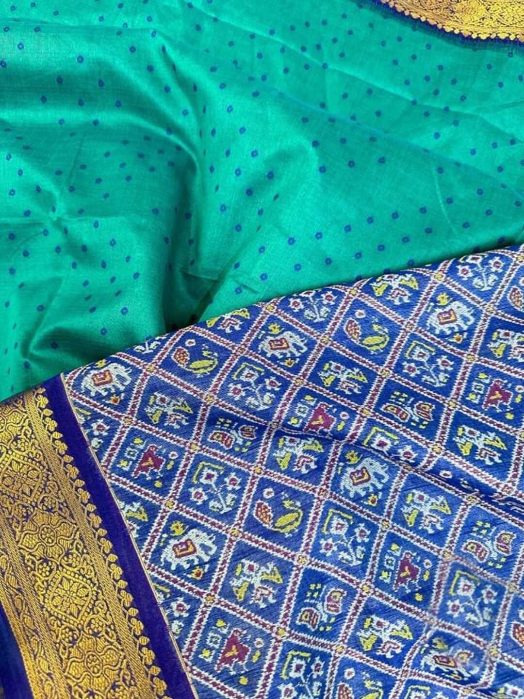 Ynf Soft Silk KESH166 TULSI PATOLA 1 Silk Sarees Wholesale Soft Silk Sarees Patola Sarees Zari Border Silk Sarees Manufacturer