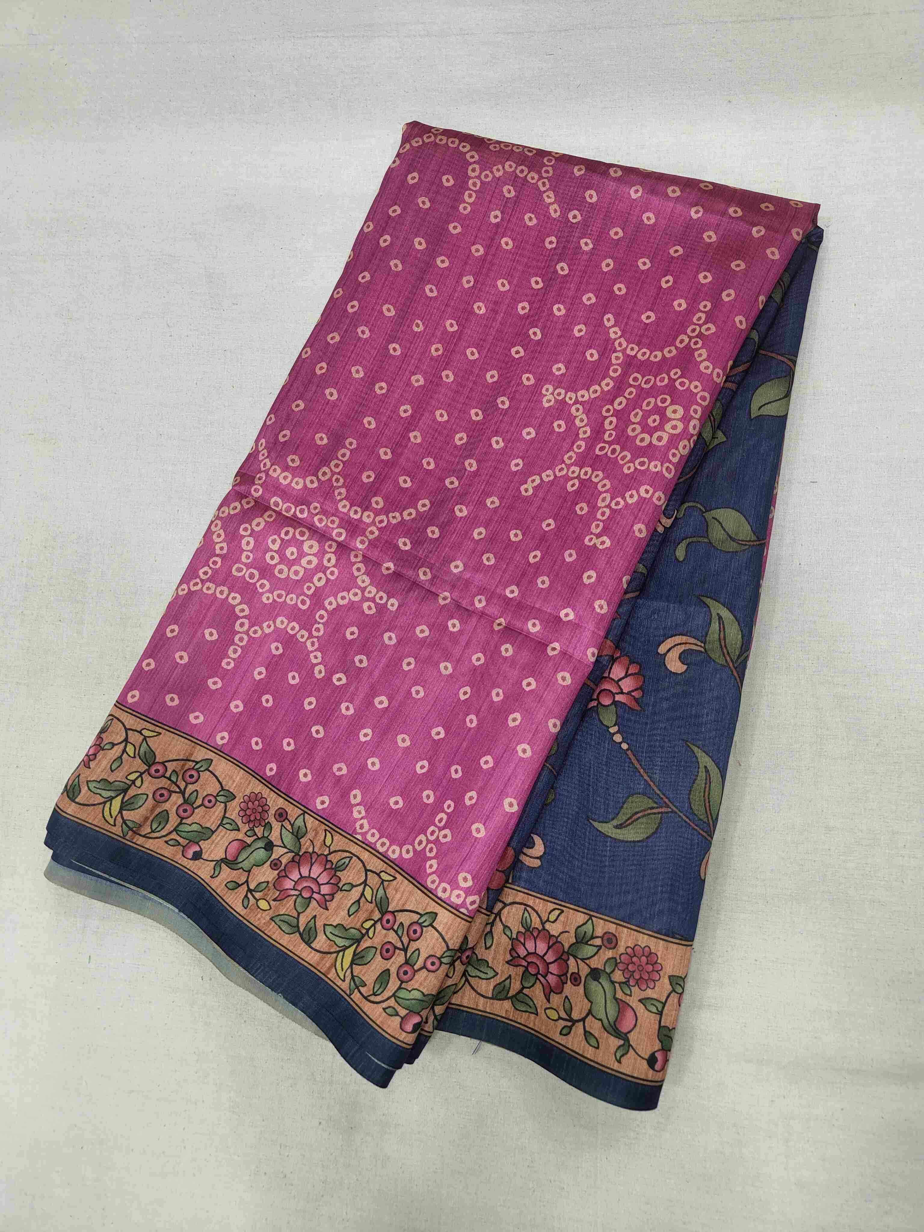 Ynf Soft Silk KESH166 YOGITA BANDHANI Silk Sarees Wholesale Soft Silk Sarees Traditional Silk Sarees Kalamkari Silk Sarees Manufacturer