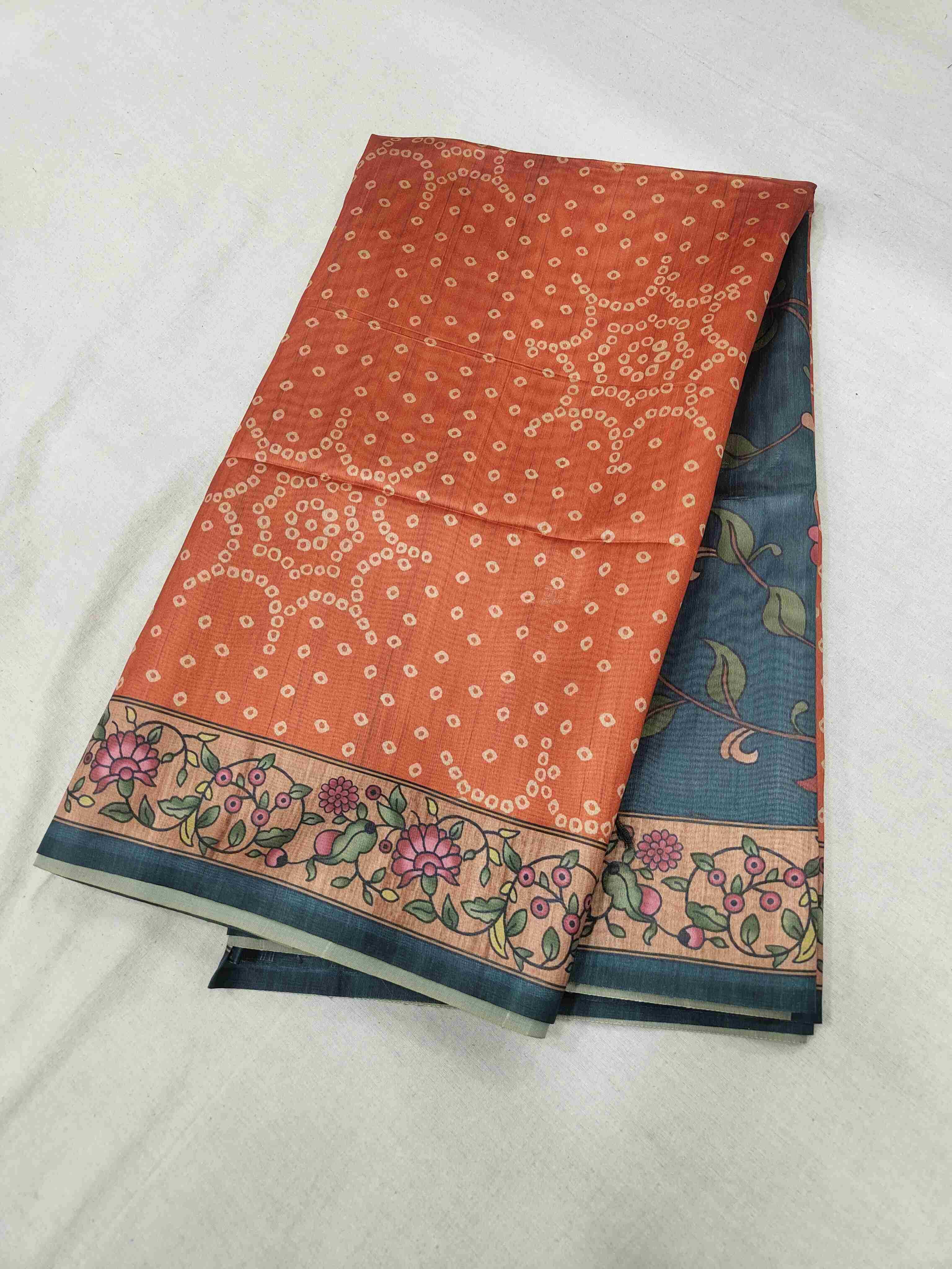 Ynf Soft Silk KESH166 YOGITA BANDHANI Silk Sarees Wholesale Soft Silk Sarees Traditional Silk Sarees Kalamkari Silk Sarees Manufacturer