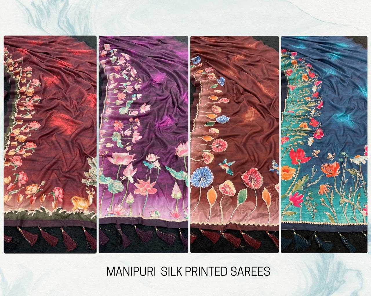 YNF SOFT SILK RIN119 004 SILK SAREE WHOLESALE DESIGNER PRINTED FANCY SILK SAREE MANUFACTURER