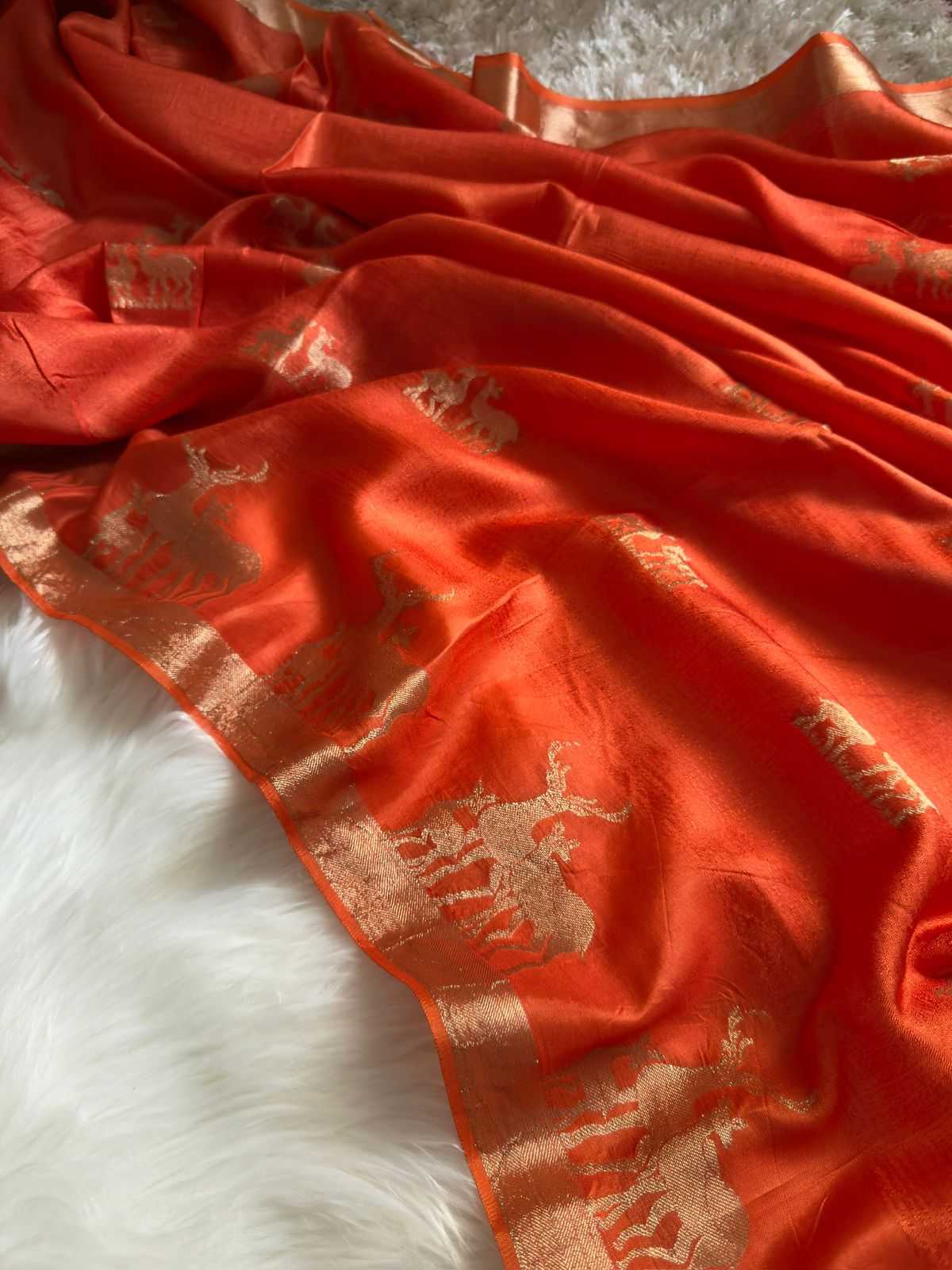 Ynf Soft Silk RIN178 Hiran Silk Sarees Wholesale Party Wear Silk Sarees Designer Silk Sarees Fancy Silk Sarees Manufacturer