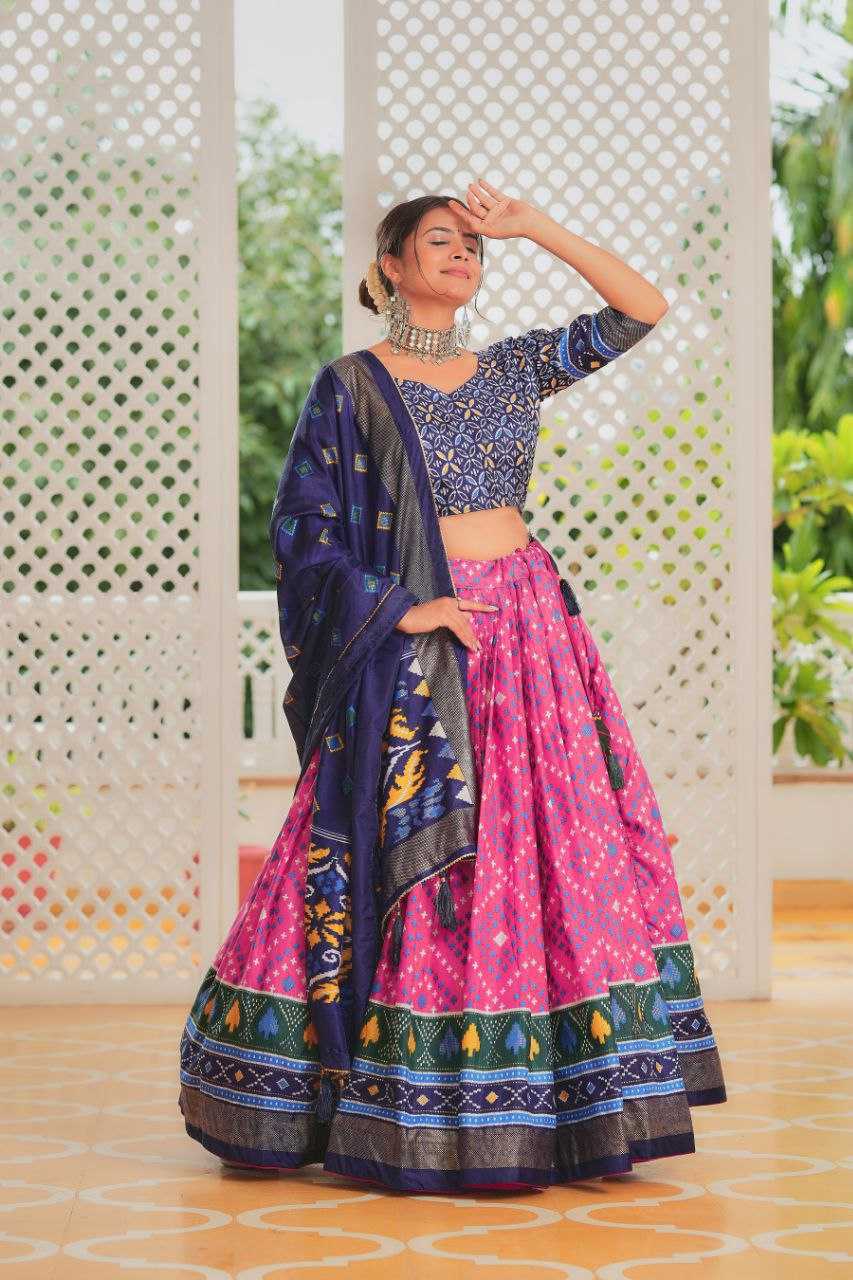 YNF TUSSAR KESH187 Amisha LEHENGA WHOLESALE FANCY PRINTED DESIGNER LEHENGAS  MANUFACTURER