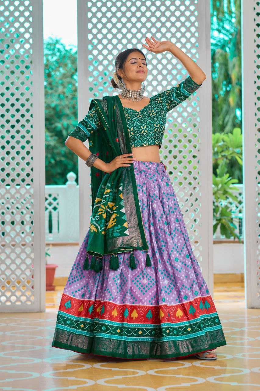 YNF TUSSAR KESH187 Amisha LEHENGA WHOLESALE FANCY PRINTED DESIGNER LEHENGAS  MANUFACTURER