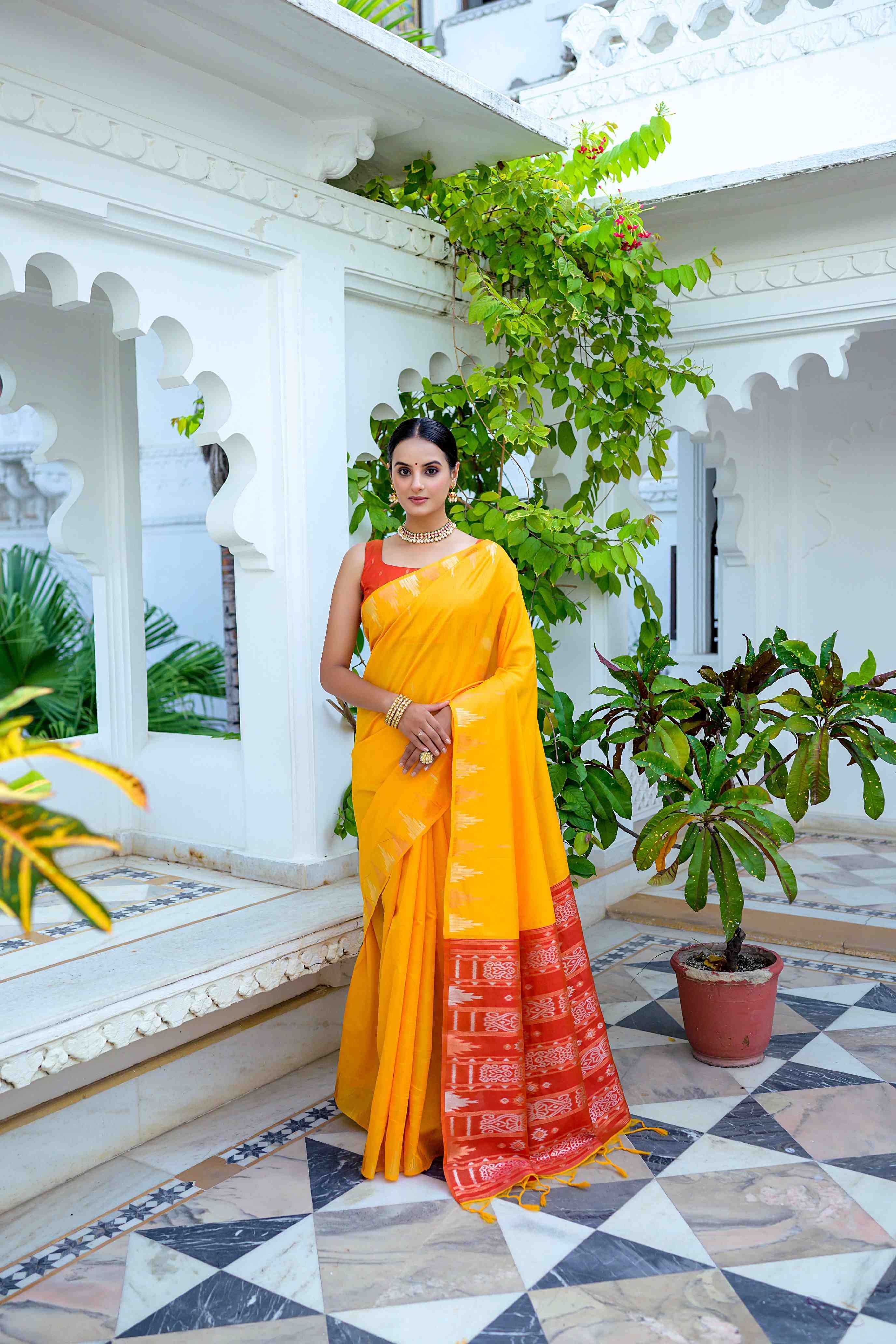 Ynf Tussar Silk KESH166 PAPER SILK 101 Silk Sarees Wholesale Soft Silk Sarees Ikkat Silk Sarees Zari Border Silk Sarees Manufacturer