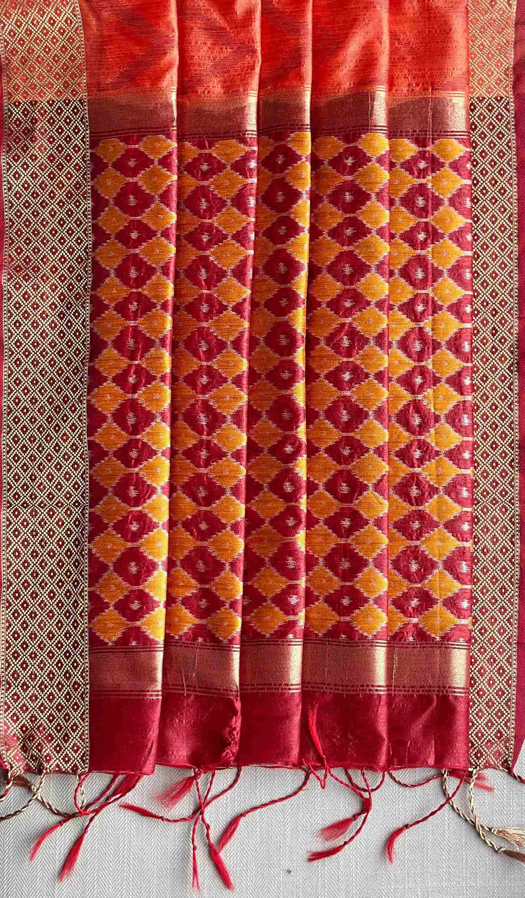 Ynf Tussar Silk KESH364 Sunanda Sarees Wholesale Printed Sarees Ladies Sarees Leheriya Sarees Manufacturer