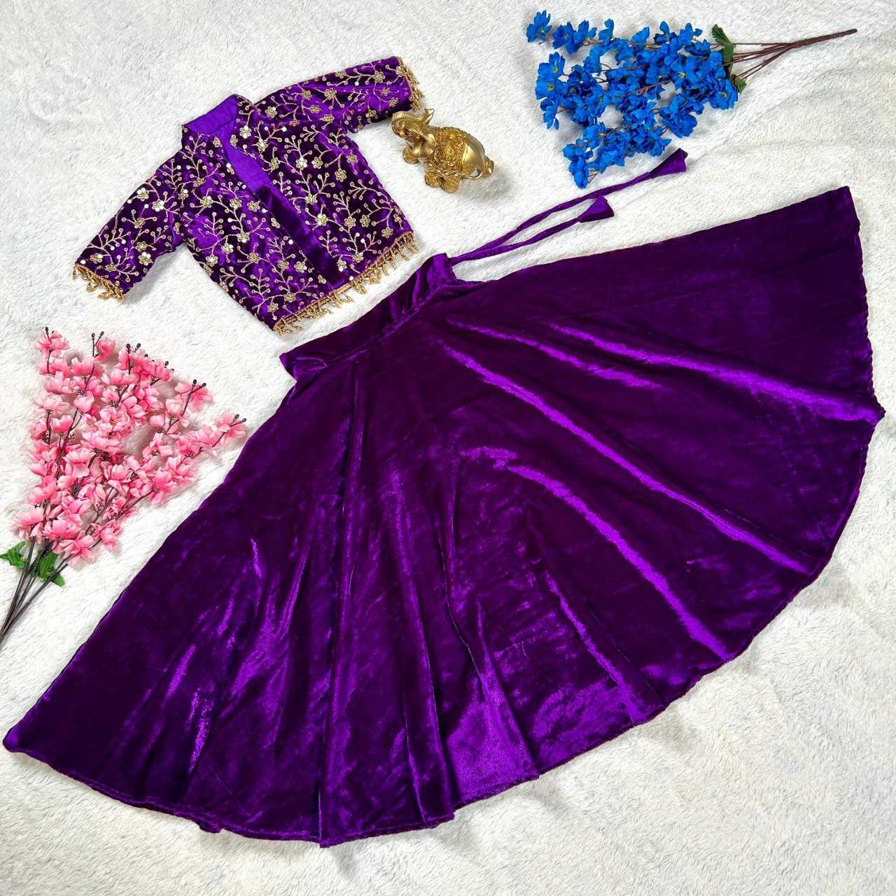 Ynf Velvet KESH109 RRKT96 Kids Wear Wholesale Kids Lehenga Kids Suit Kids Festive Wear Manufacturer