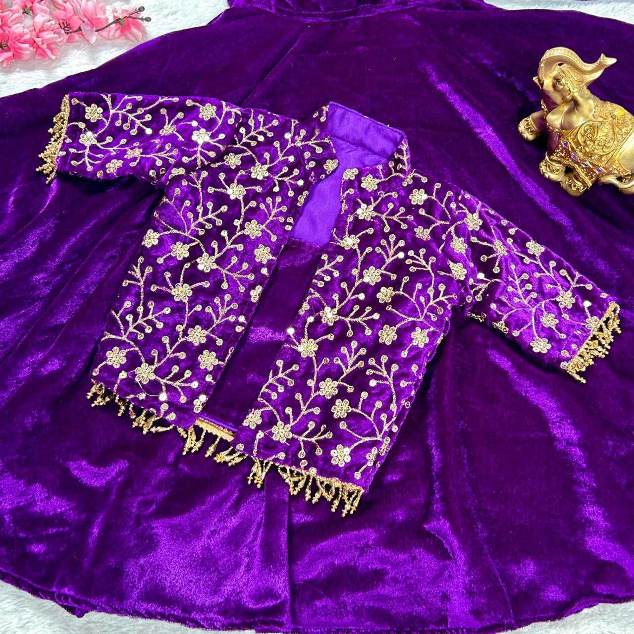 Ynf Velvet KESH109 RRKT96 Kids Wear Wholesale Kids Lehenga Kids Suit Kids Festive Wear Manufacturer