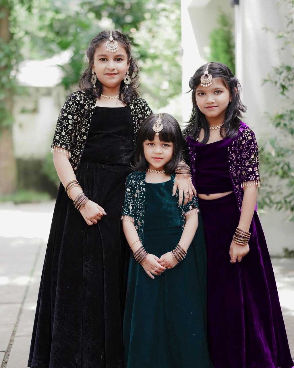 Ynf Velvet KESH109 RRKT96 Kids Wear Wholesale Kids Lehenga Kids Suit Kids Festive Wear Manufacturer