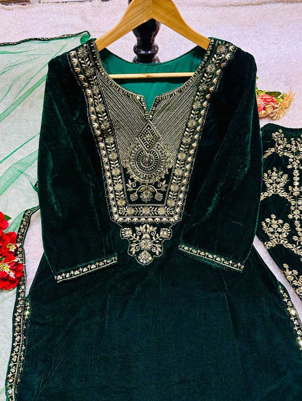 Ynf Velvet KESH147 232 Suits & Dresses Wholesale Ladies Suits Kashmiri Suits Embroidery Suits Manufacturer