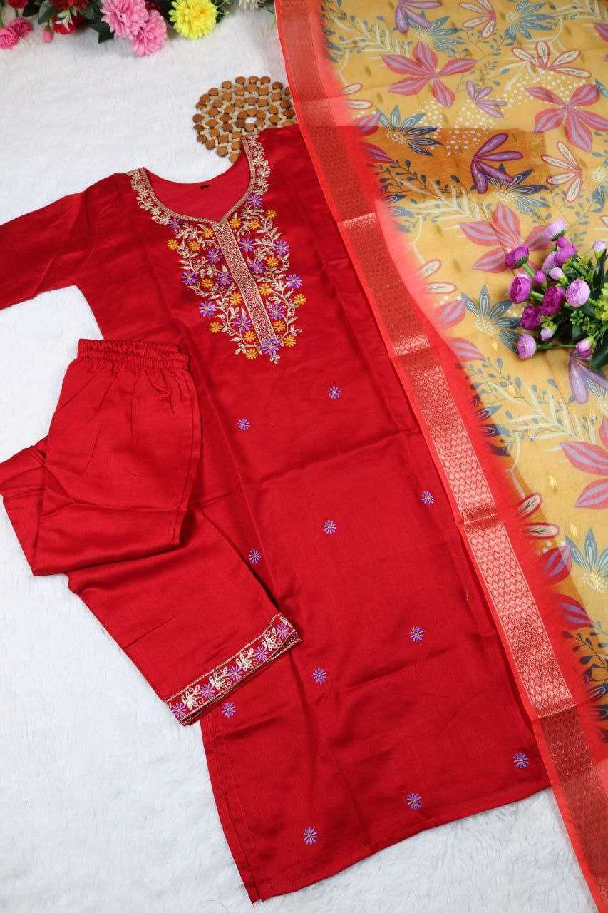 YNF VICHITRA KESH196 3061SUITS & DRESSES WHOLESALE LADIES EMBROIDERY PARTY SUITS MANUFACTURER