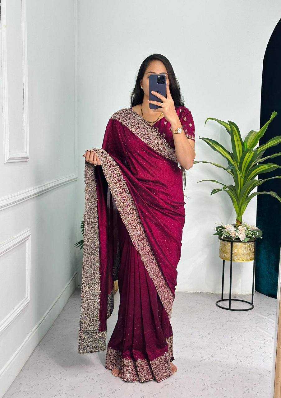 Ynf Vichitra Silk KESH336 PNF01 Silk Sarees Wholesale Heavy Silk Sarees Designer Silk Sarees Embroidered Silk Sarees Manufacturer