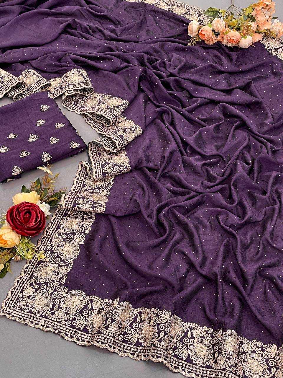 Ynf Vichitra Silk KESH336 PNF10 Silk Sarees Wholesale Heavy Silk Sarees Designer Silk Sarees Embroidered Silk Sarees Manufacturer