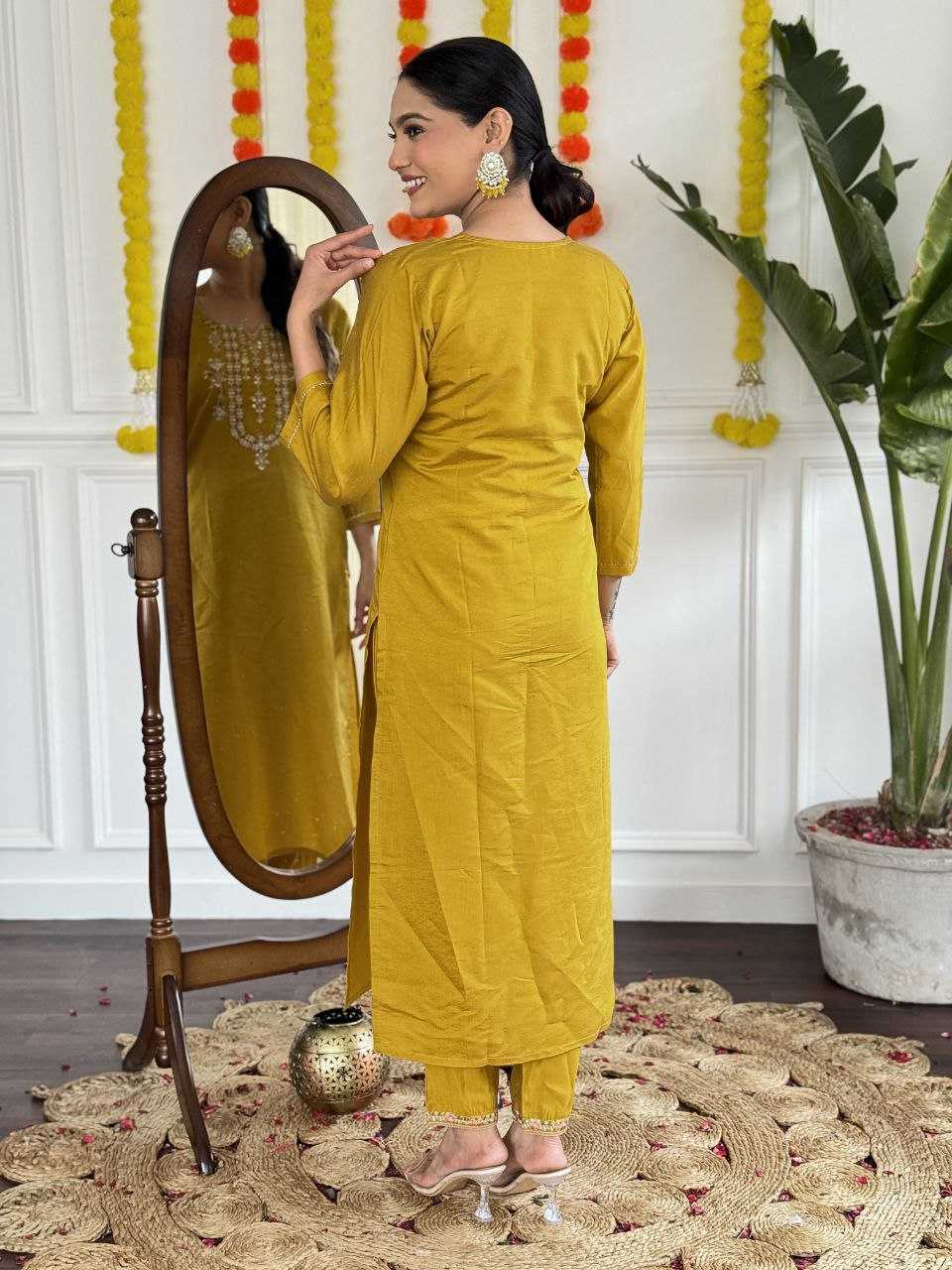 YNF VISCOSE CHANDERI RIN174  ZIA SUITS & DRESSES WHOLESALE EMBROIDERY CHANDERI LONG KURTI SUITS MANUFACTURER