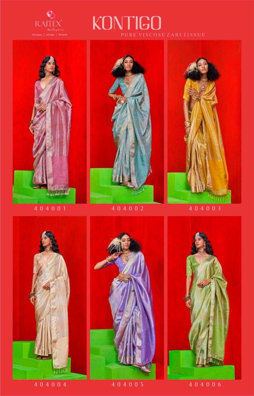 Ynf Viscose KESH113 KONTIGO Sarees Wholesale Jacquard Saree Viscose Saree Zari Sarees Manufacturer