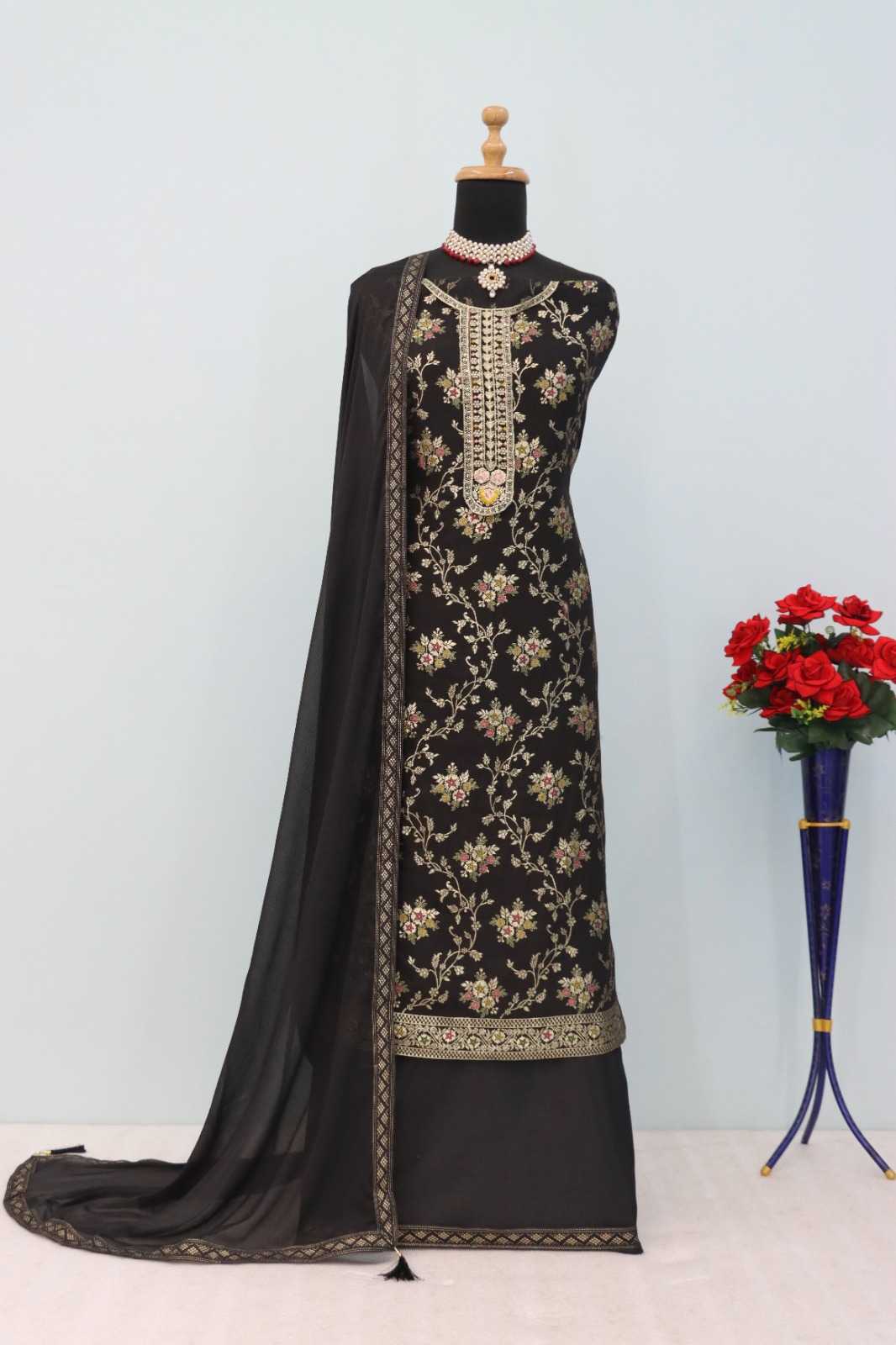 Ynf Viscose KESH379 1554 Suits & Dresses Wholesale Ladies Suits Embroidery Suits Semi Stitched Suits Manufacturer