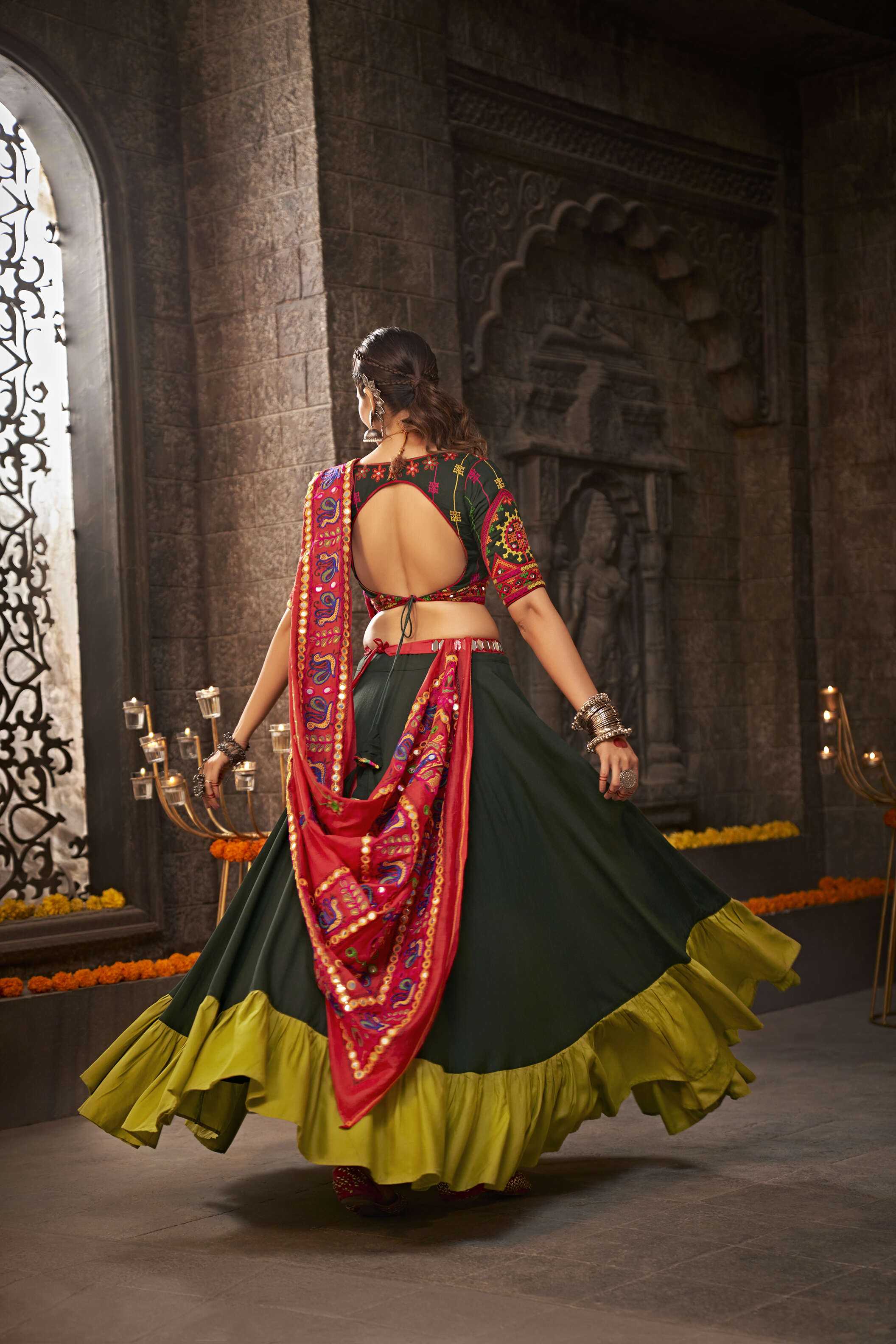 Ynf Viscose Rayon KESH417 2345 Lehengas Wholesale Wedding Lehenga Embroidered Lehenga Mirror Work Lehenga Manufacturer