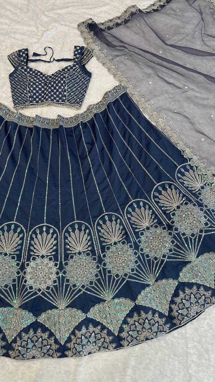 YNF ZARI KESH270 6 CLEHENGA WHOLESALEZARI WORK FANCY BRIDAL LEHENGA MANUFACTURER