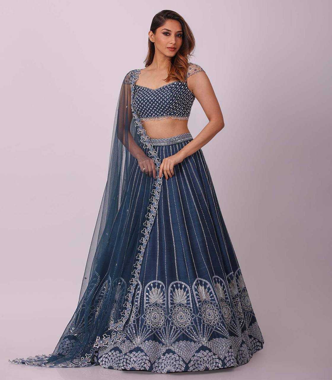 YNF ZARI KESH270 6 CLEHENGA WHOLESALEZARI WORK FANCY BRIDAL LEHENGA MANUFACTURER