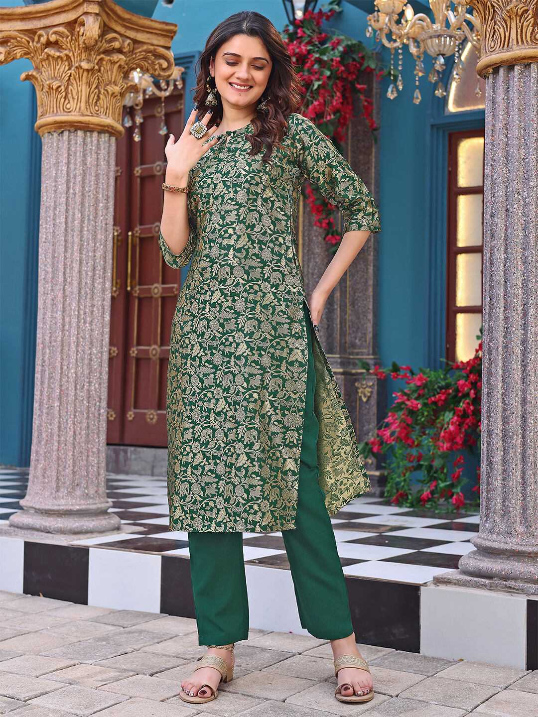 Ynf Art Silk KESH334 PAVITRA Suits & Dresses Wedding Collections Festive Collections Wholesale Ladies Silk Suit Designer Suits Long Kurti Suits Manufacturer