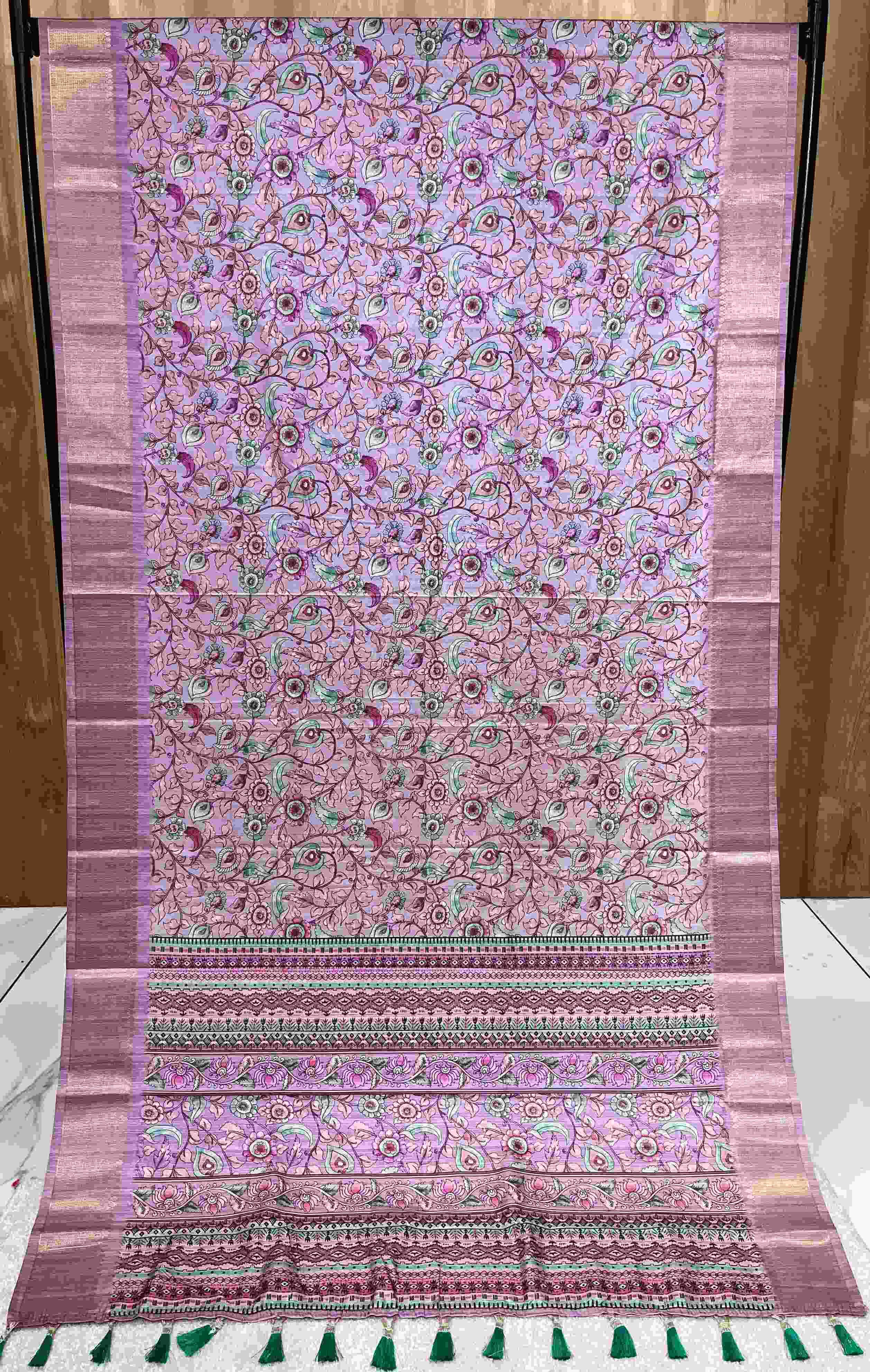 Ynf Assam Silk RIN116 REW23 Silk Sarees Wholesale Soft Silk Sarees Printed Silk Saree Kalamkari Silk Sarees Manufacturer