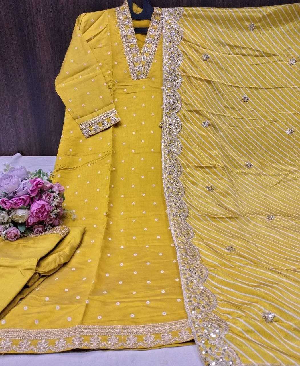 Ynf Banana Silk KESH354 GRM34 Suits & Dresses Wholesale Embroidery Suits Cotton Suits Zari Work Suit Manufacturer