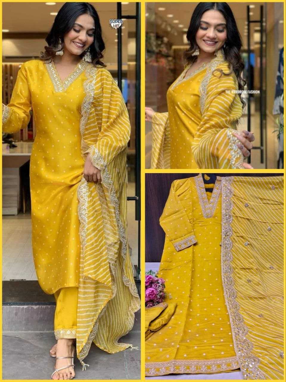 Ynf Banana Silk KESH354 GRM34 Suits & Dresses Wholesale Embroidery Suits Cotton Suits Zari Work Suit Manufacturer