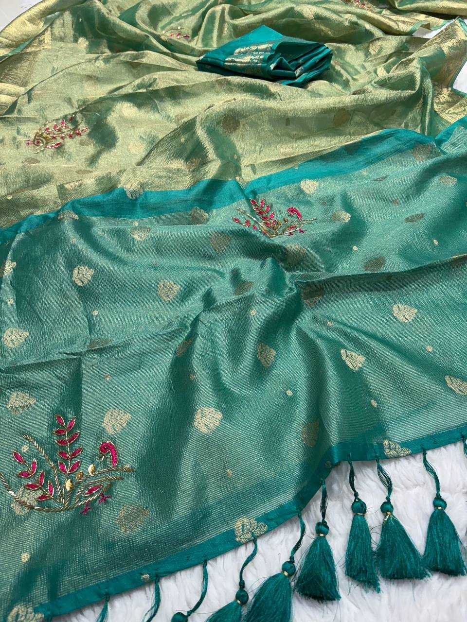 Ynf Banarasi Soft Silk RIN189 1160 Sarees Wholesale Designer Sarees Fancy Sarees Tissue Silk Saree Hand Work Sarees Manufacturer