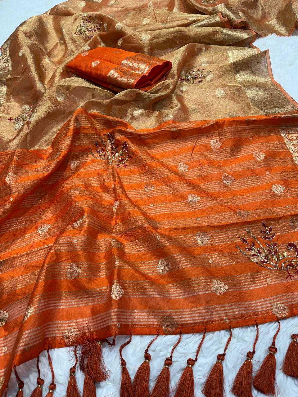 Ynf Banarasi Soft Silk RIN189 1160 Sarees Wholesale Designer Sarees Fancy Sarees Tissue Silk Saree Hand Work Sarees Manufacturer