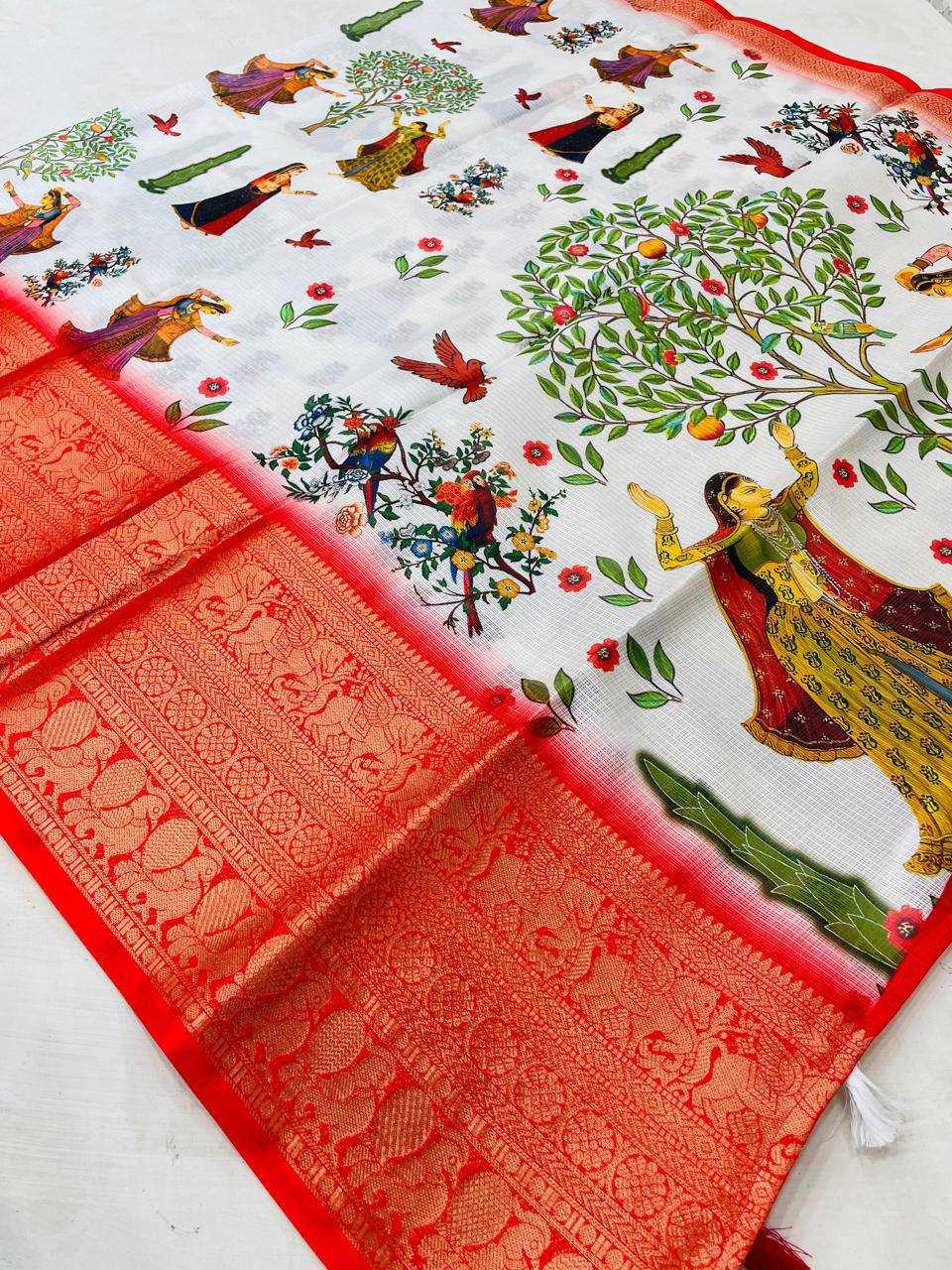 Ynf Banarasi Warm silk RIN124 Warm silk dingli Sarees Wedding Collections Festive Collections Wholesale Printed Sarees Silk Sarees Festive Sarees Manufacturer